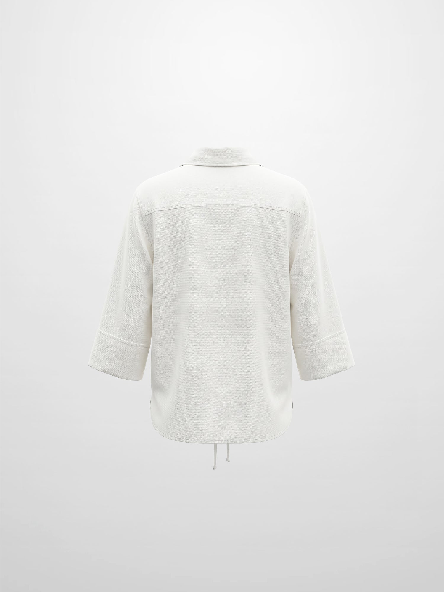 Tie Back Blouse-White