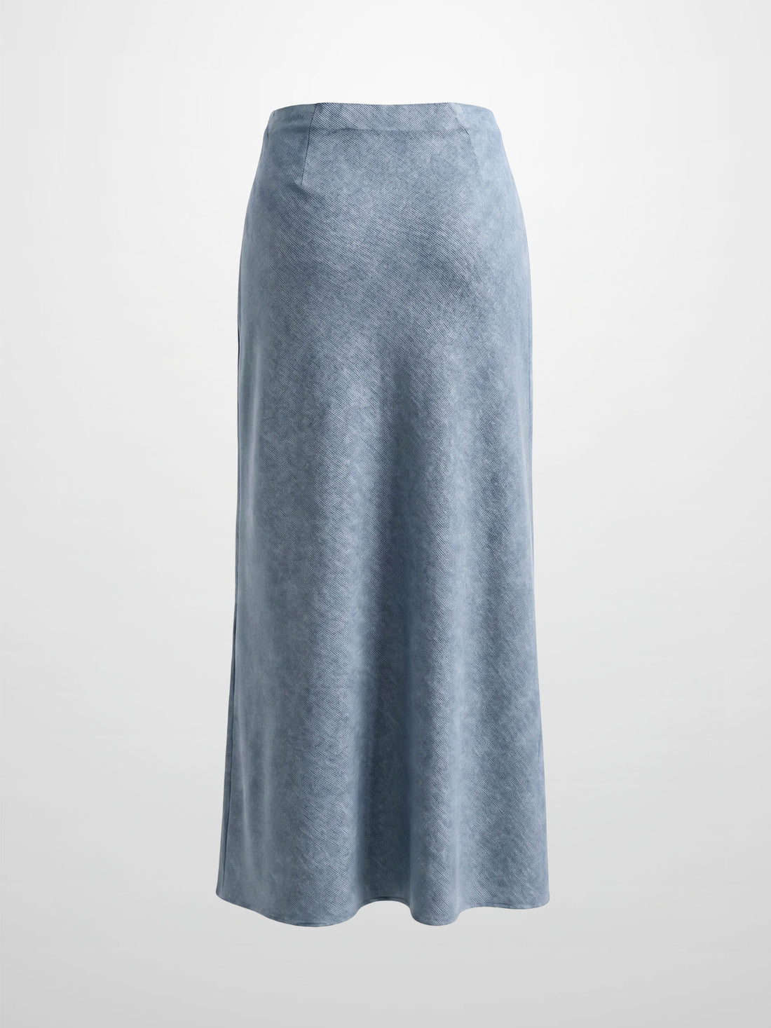 Classic Denim Skirt 37"-Light Blue
