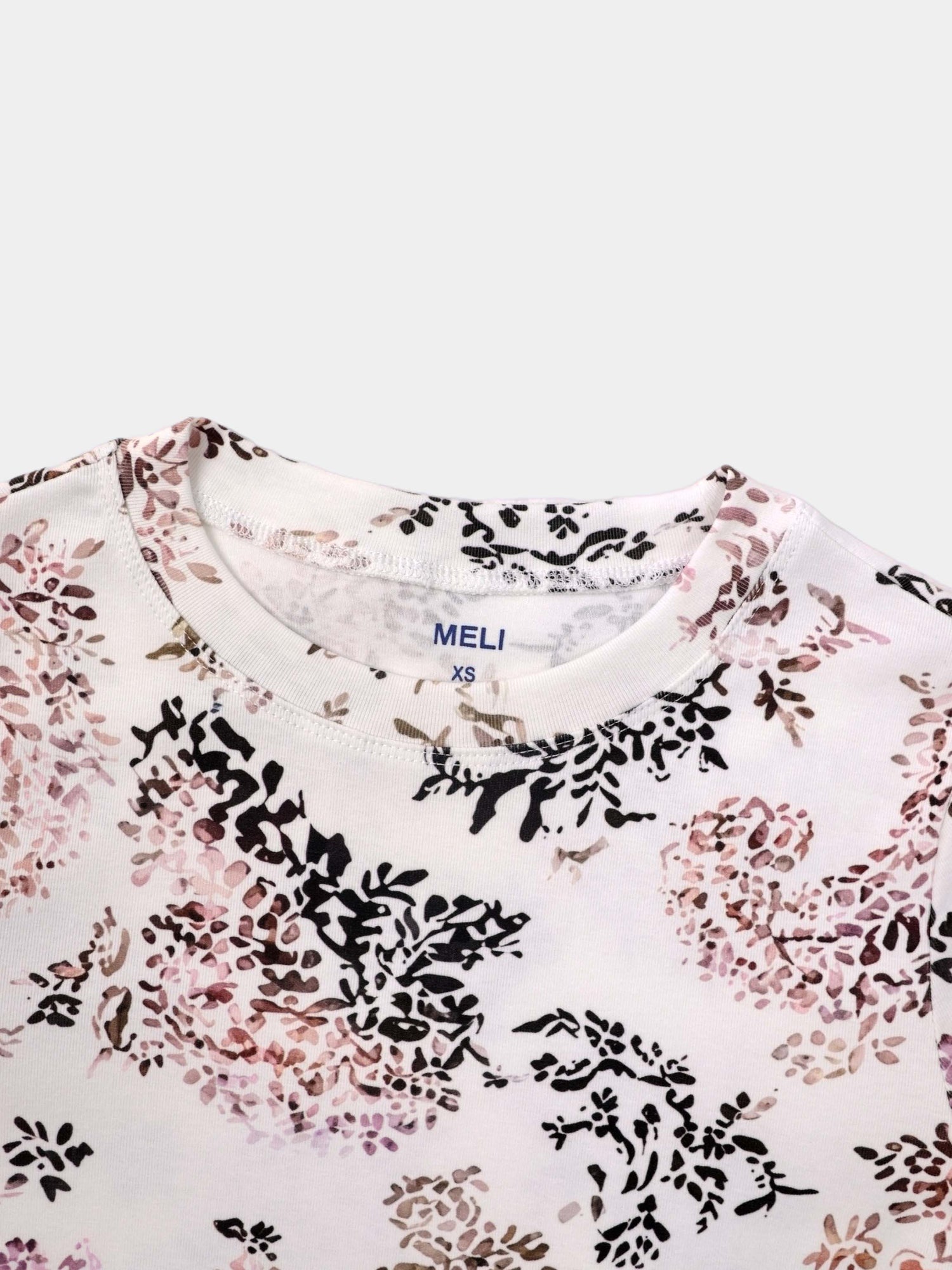 Basic Printed T-shirt-Floral Bunch