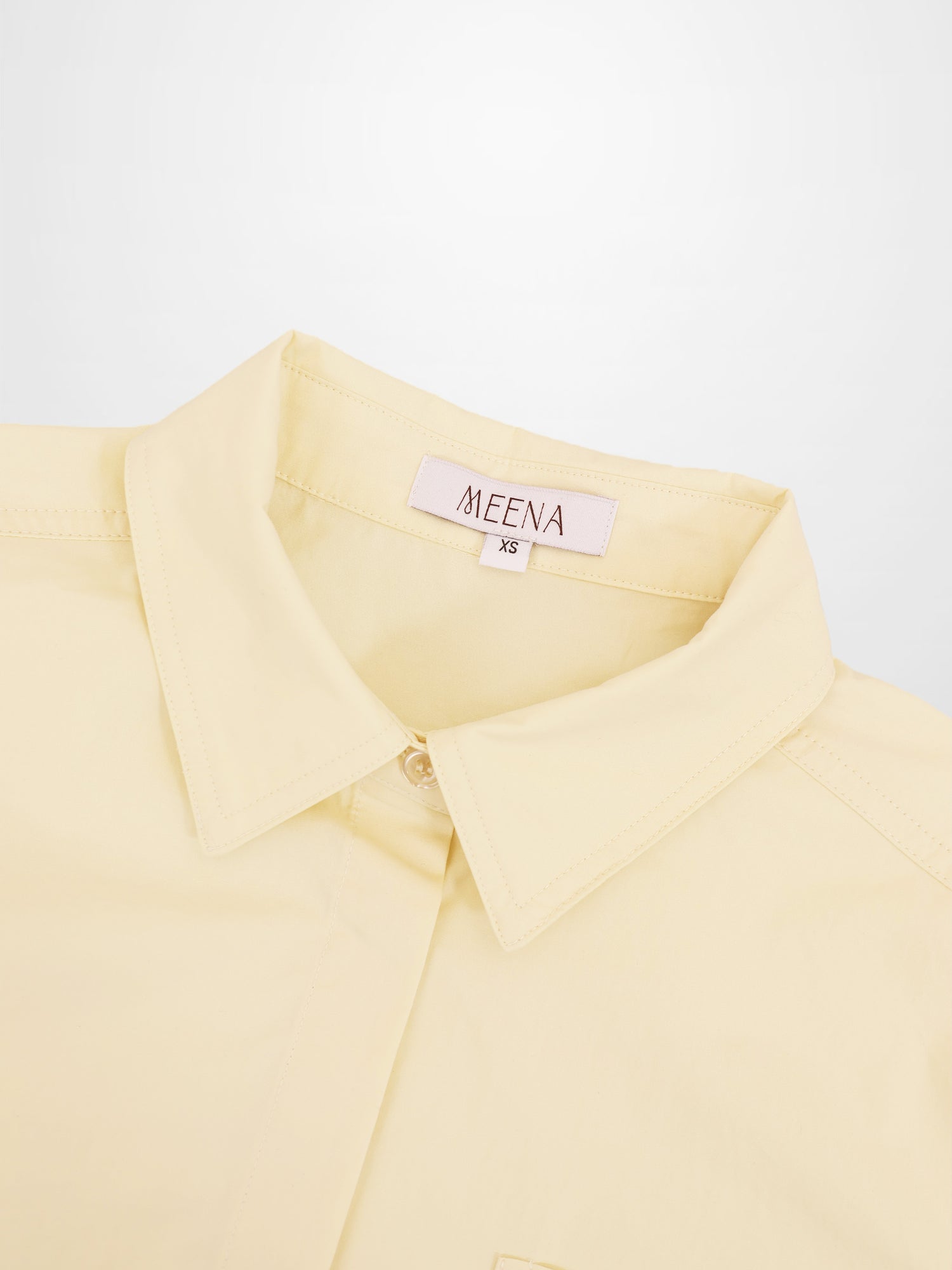 Cotton Crop Blouse-Yellow