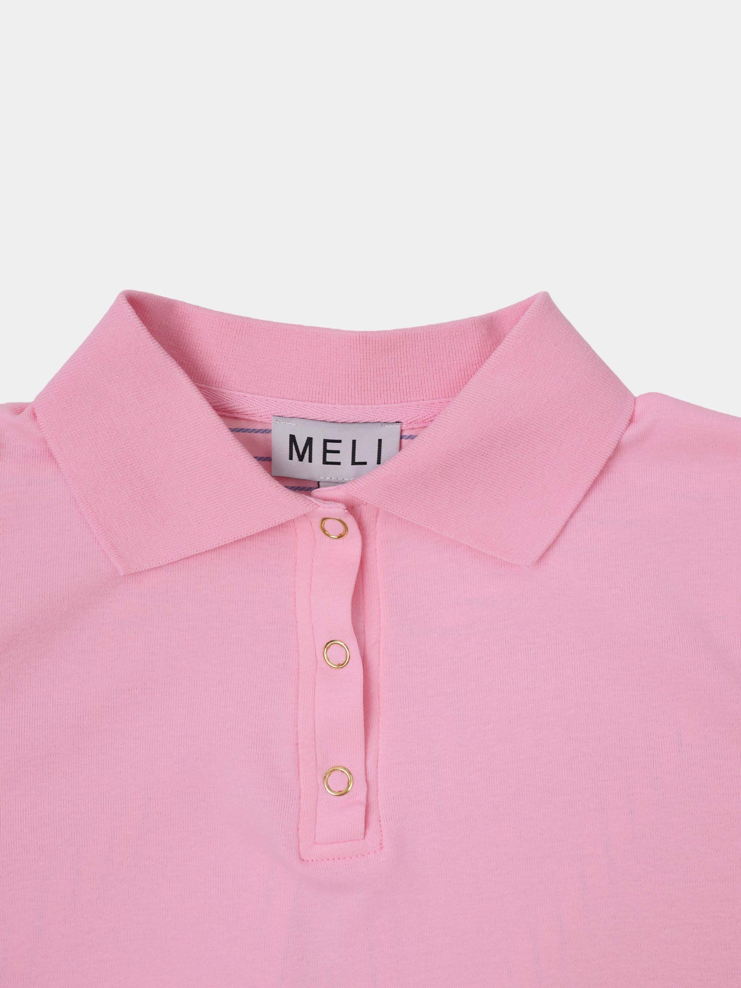 Shirt Back Polo T-Shirt-Pink