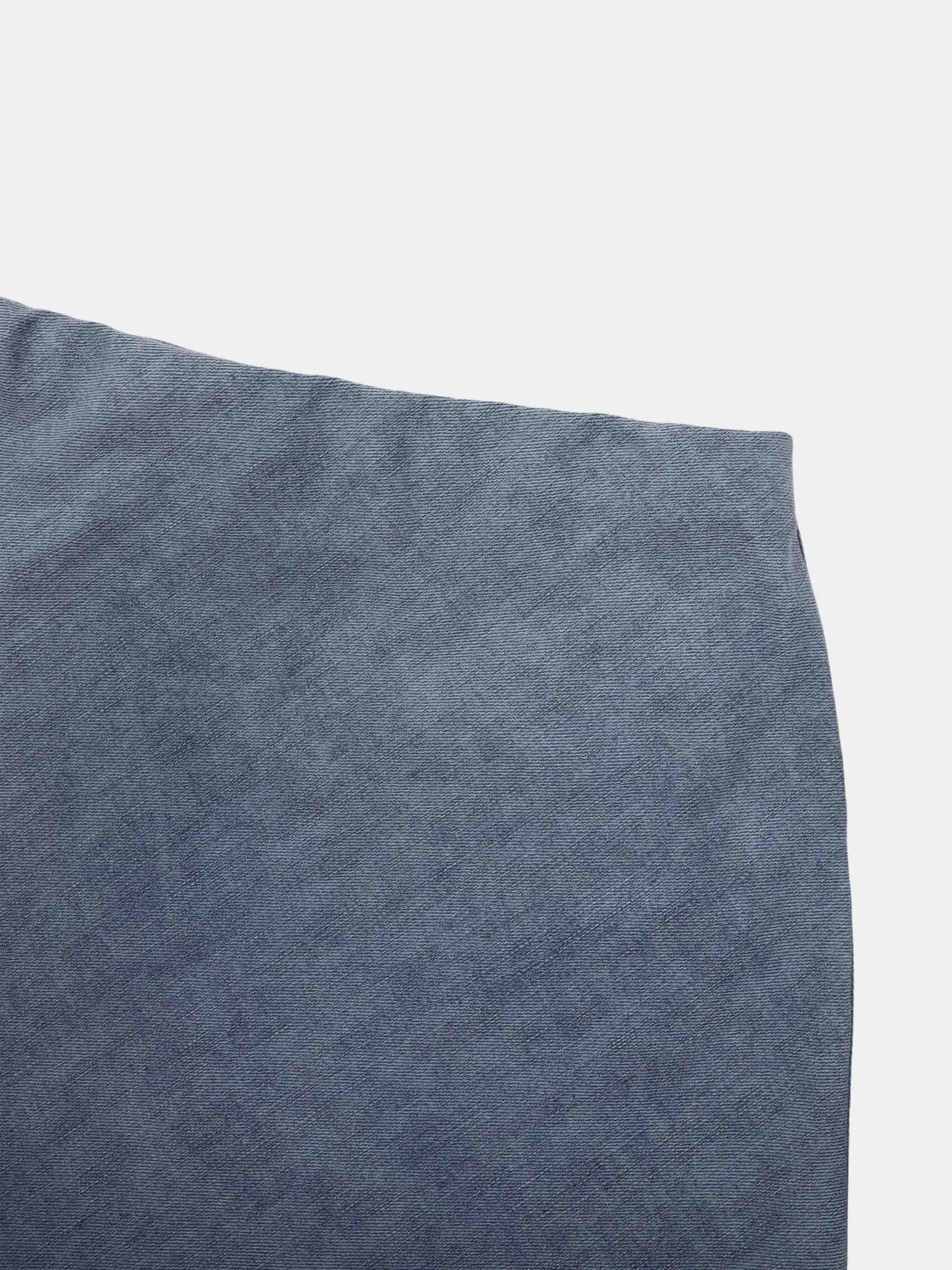 Classic Denim Skirt 37"-Light Blue