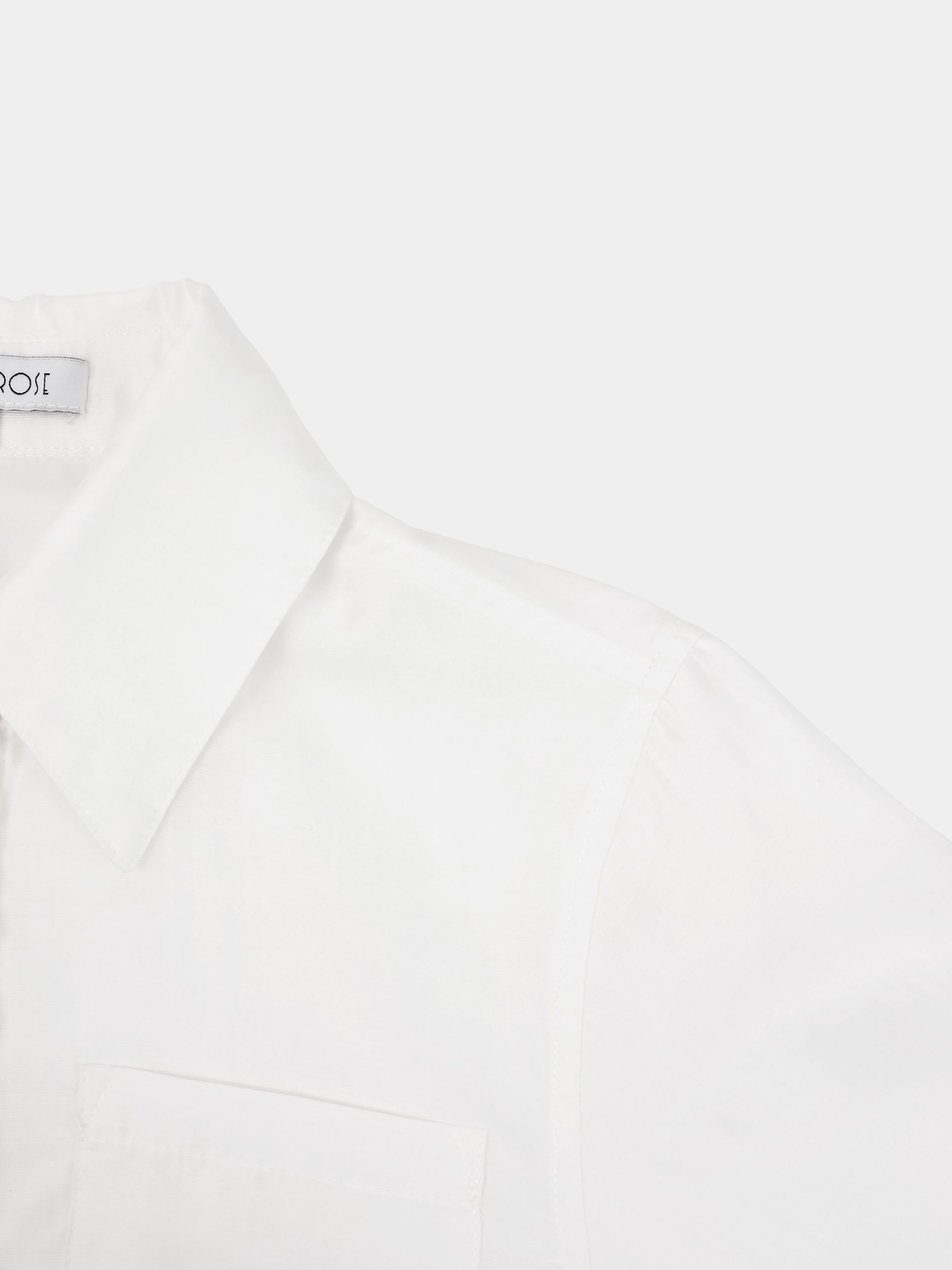 Tie Back Blouse-White