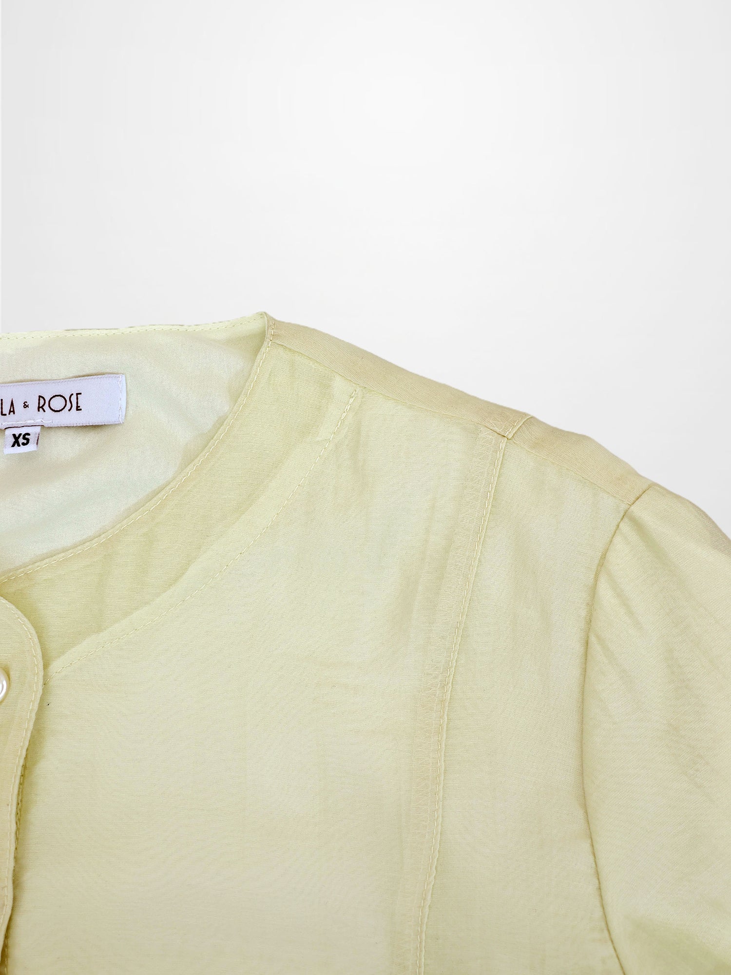 High V Neck Blouse-Mint