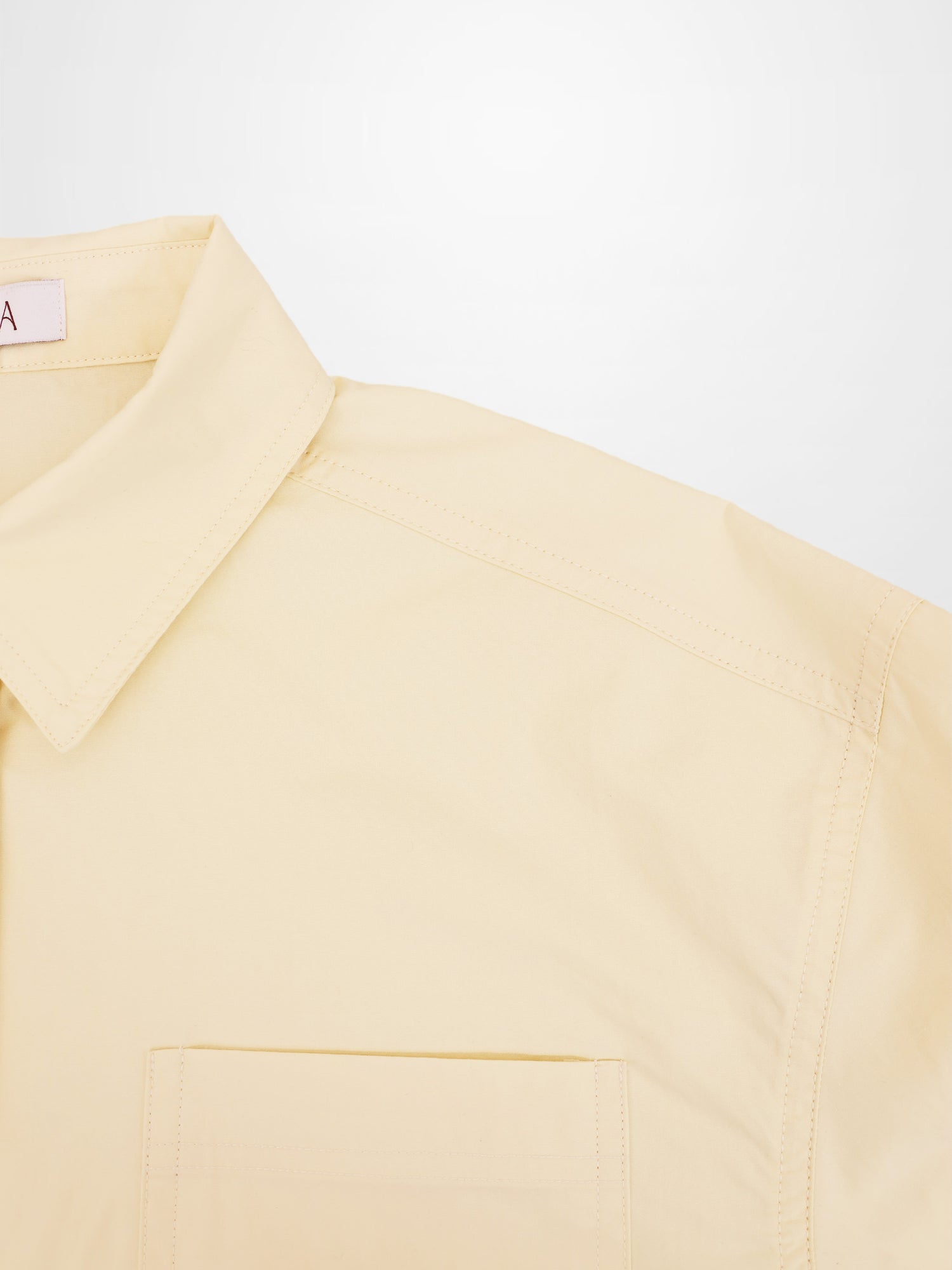 Cotton Crop Blouse-Yellow