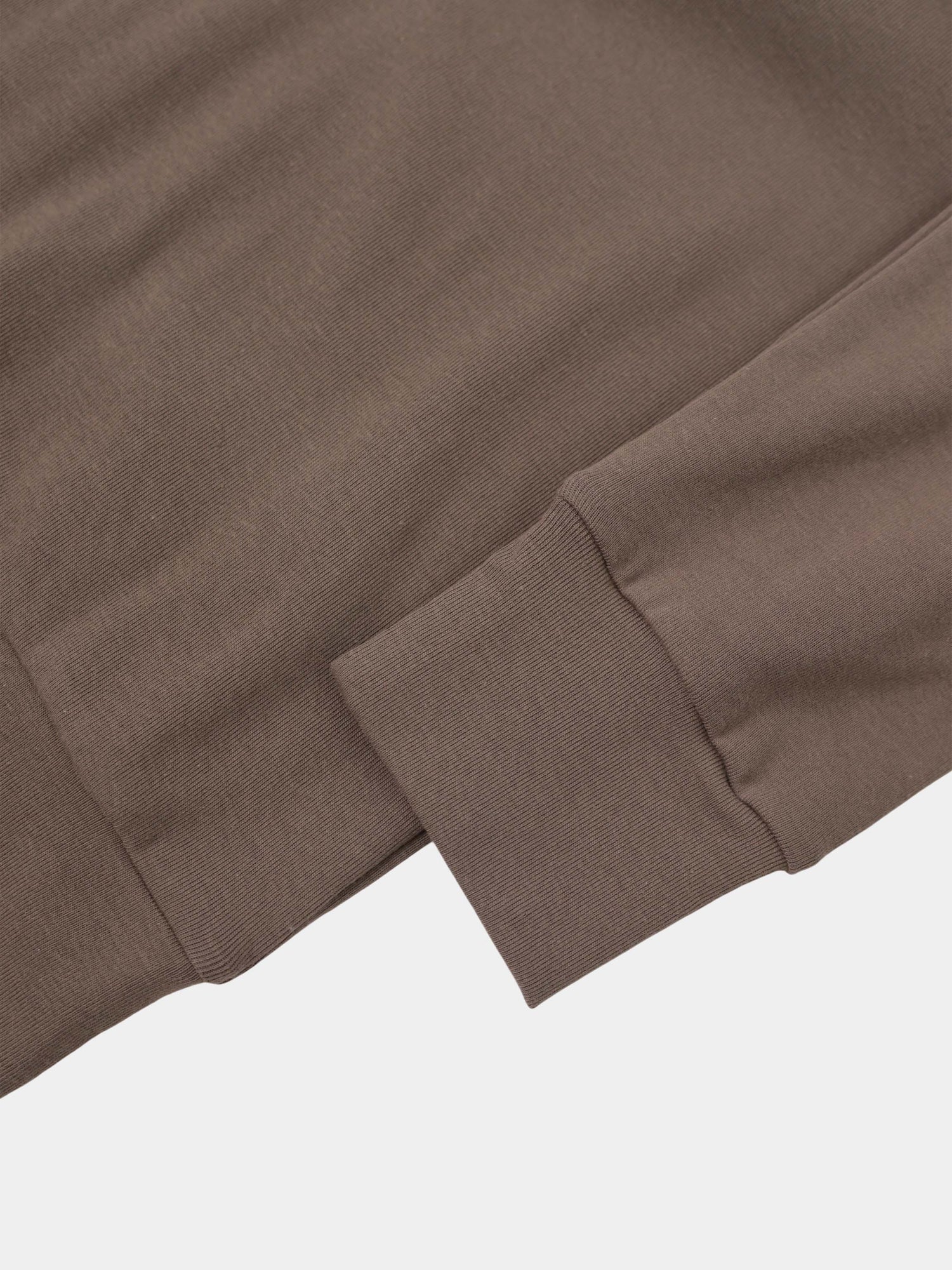 Collared Bomber Tee-Taupe