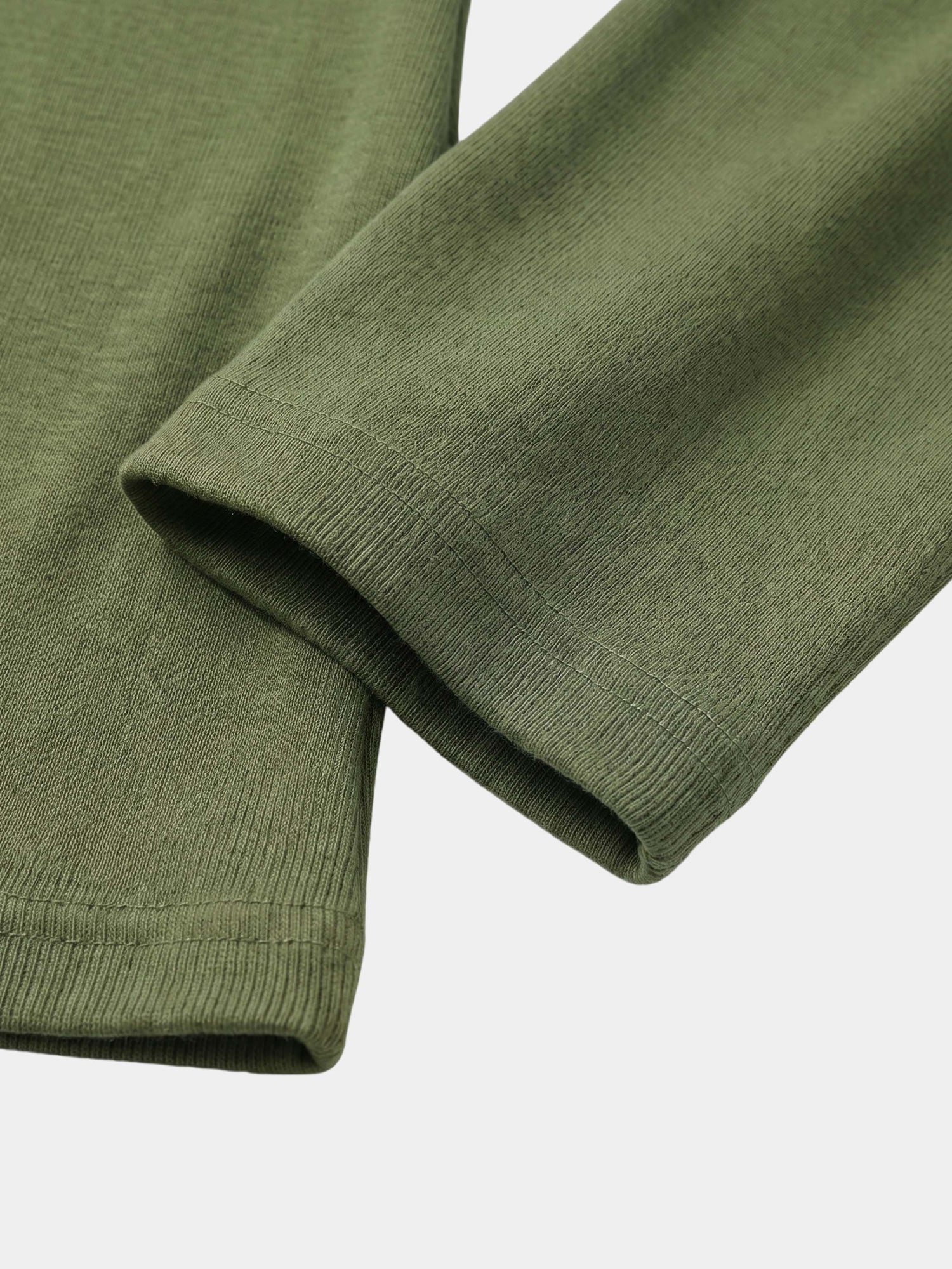 Button Down Ribbed Maxi Dress-Olive