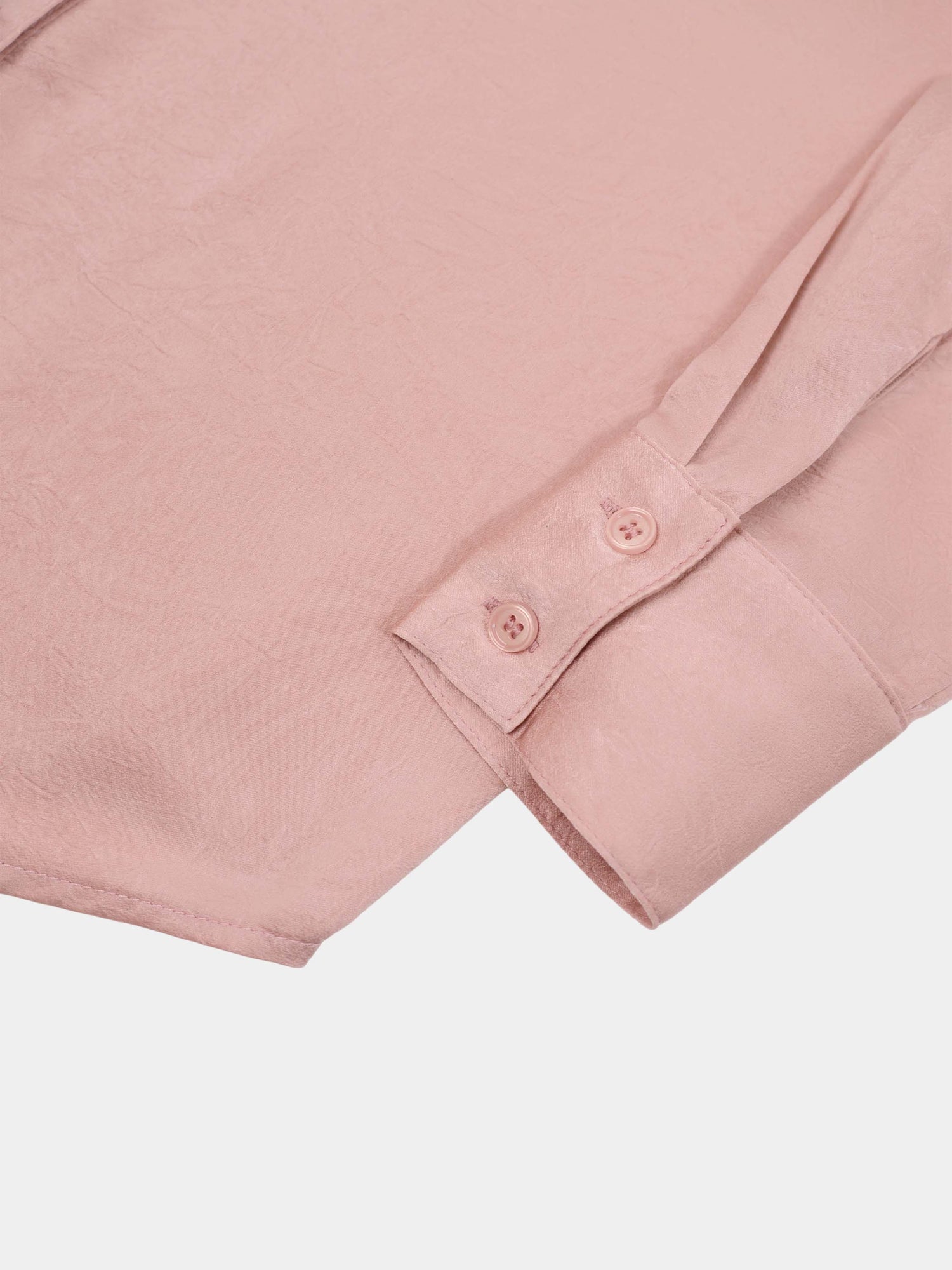 Fringe Bow Blouse-Pink
