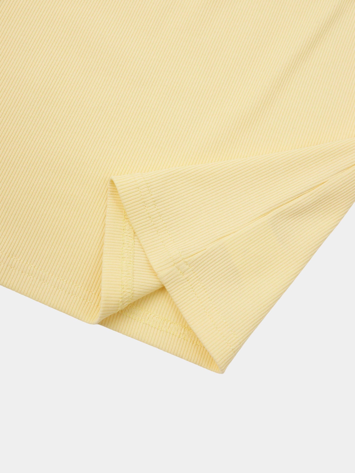 White Collar Polo-Butter Yellow
