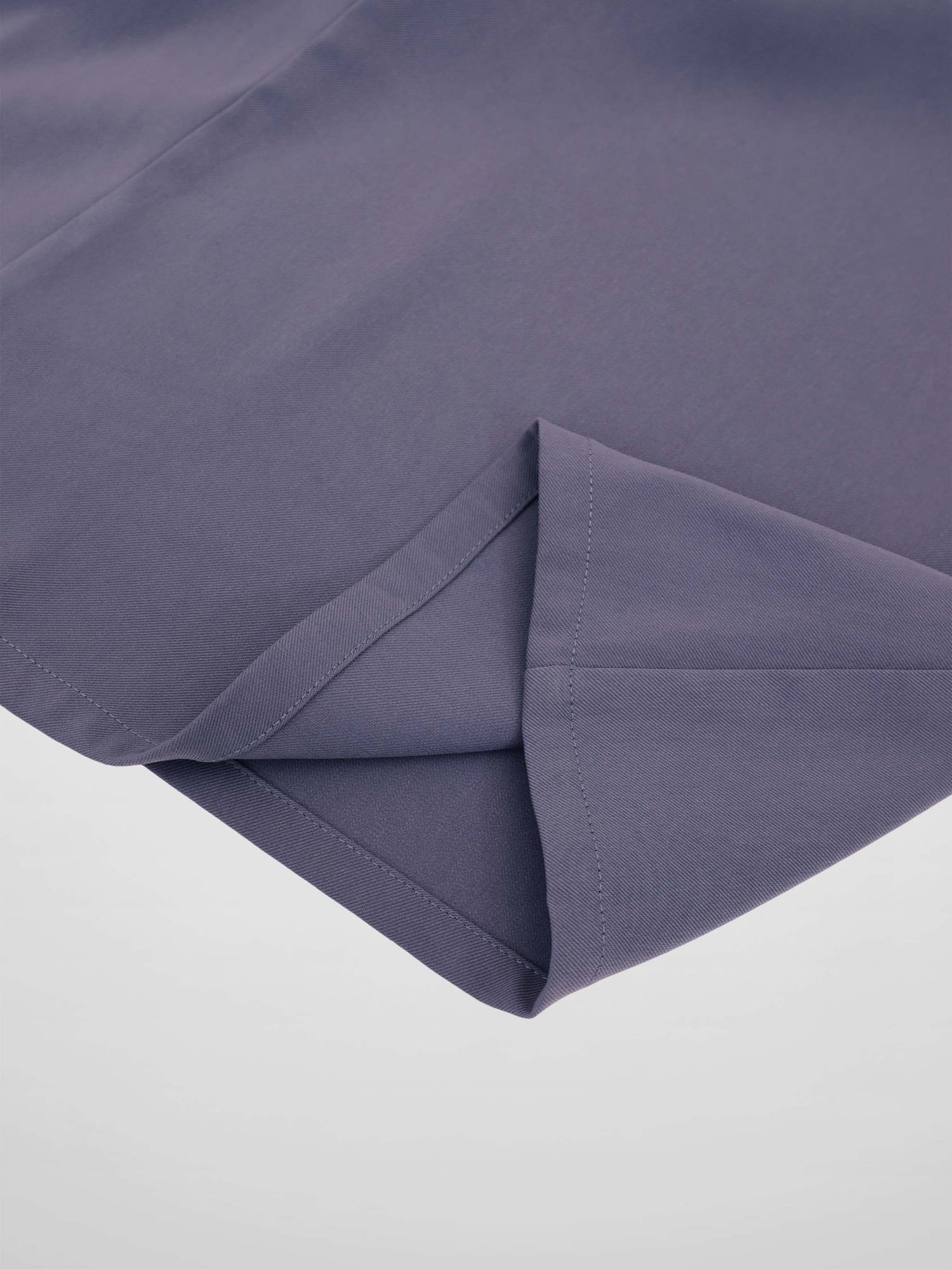 SIDE RUCHED SKIRT-BLUE