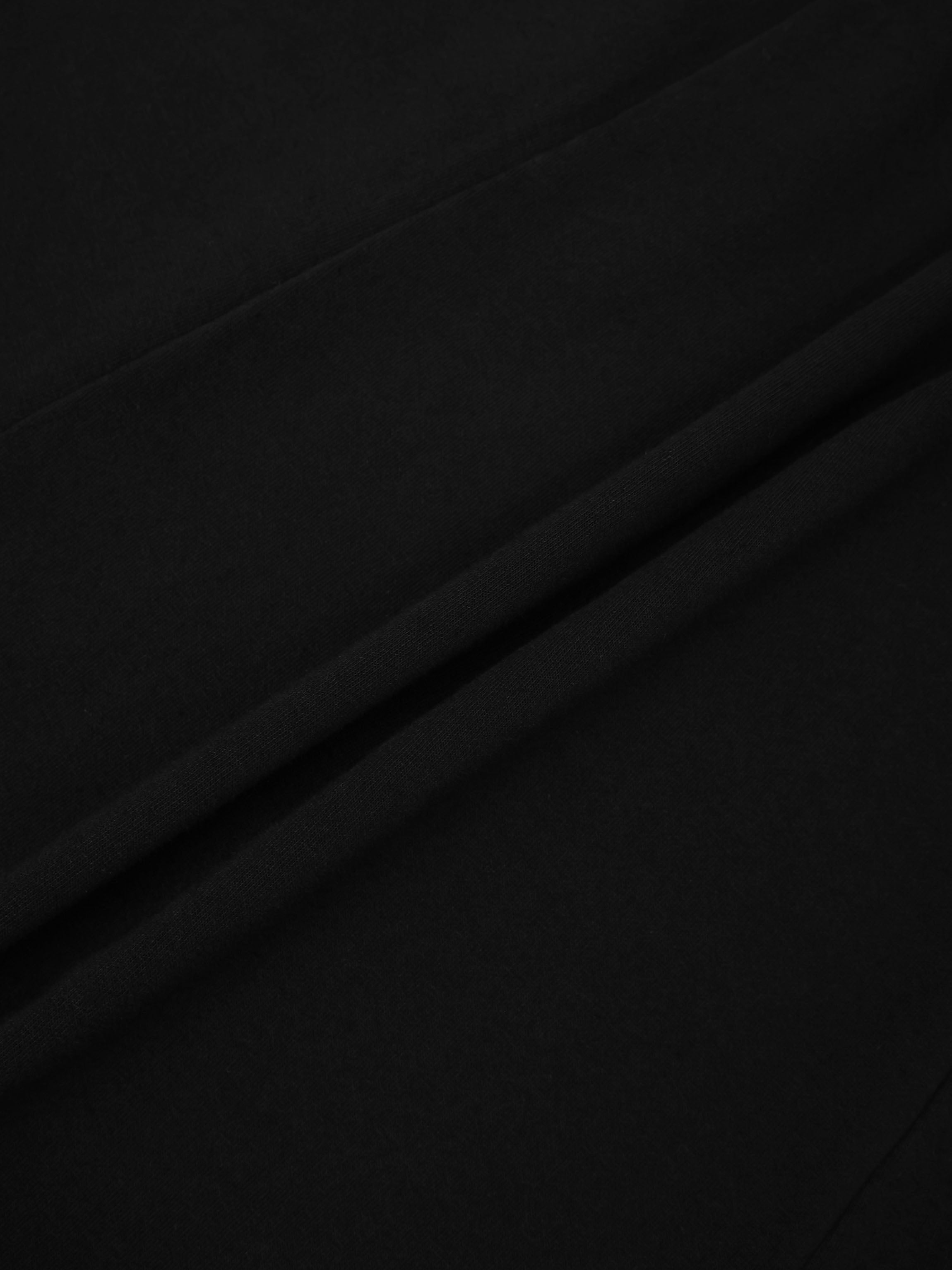 Paneled Flare Skirt 37"-Solid Black