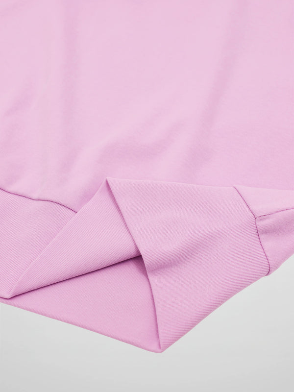 Collared Bomber Tee-Lilac