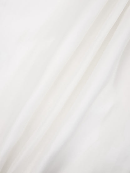 Tie Back Blouse-White