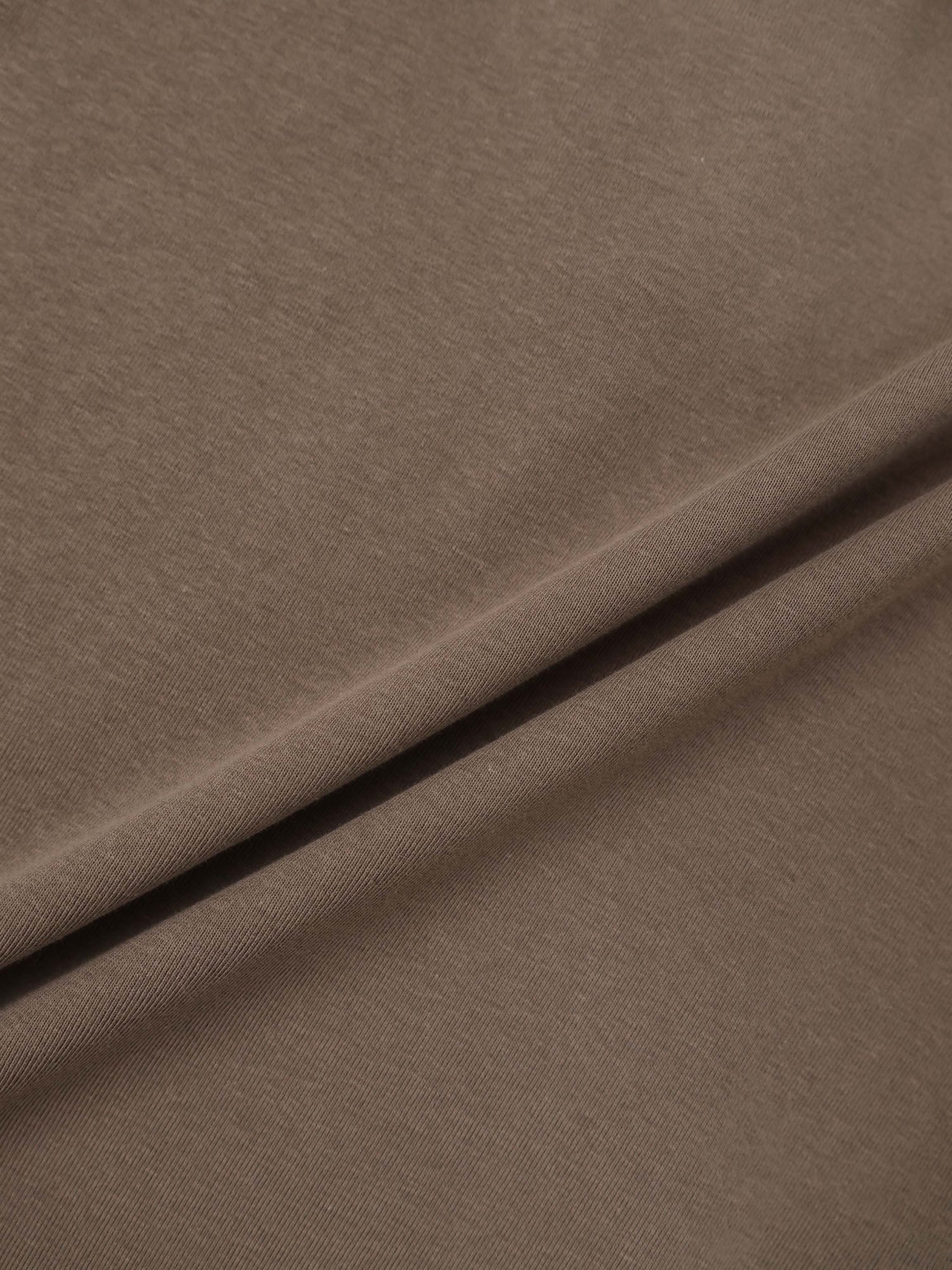 Collared Bomber Tee-Taupe