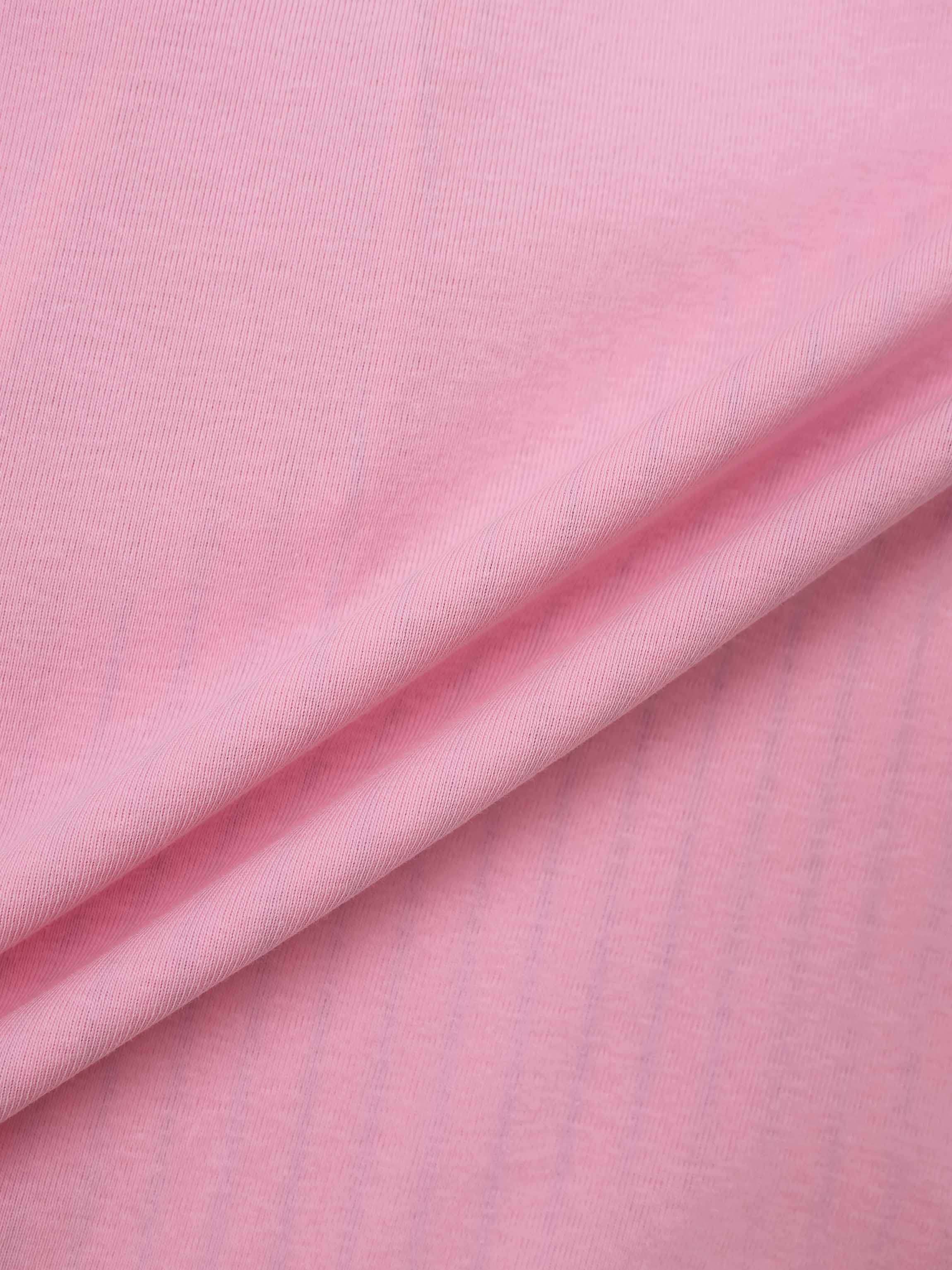 Shirt Back Polo T-Shirt-Pink