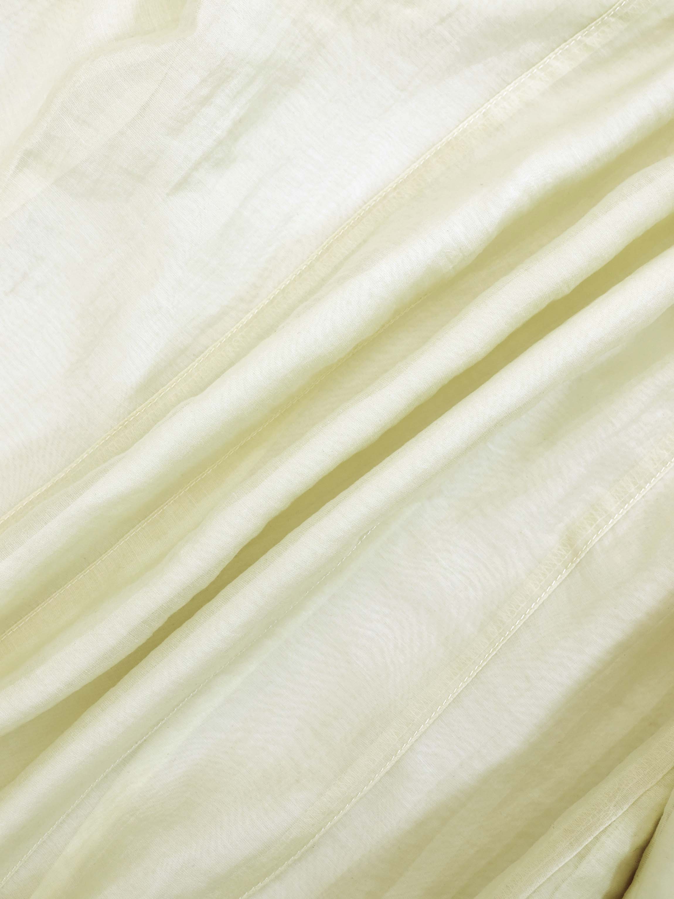 High V Neck Blouse-Mint