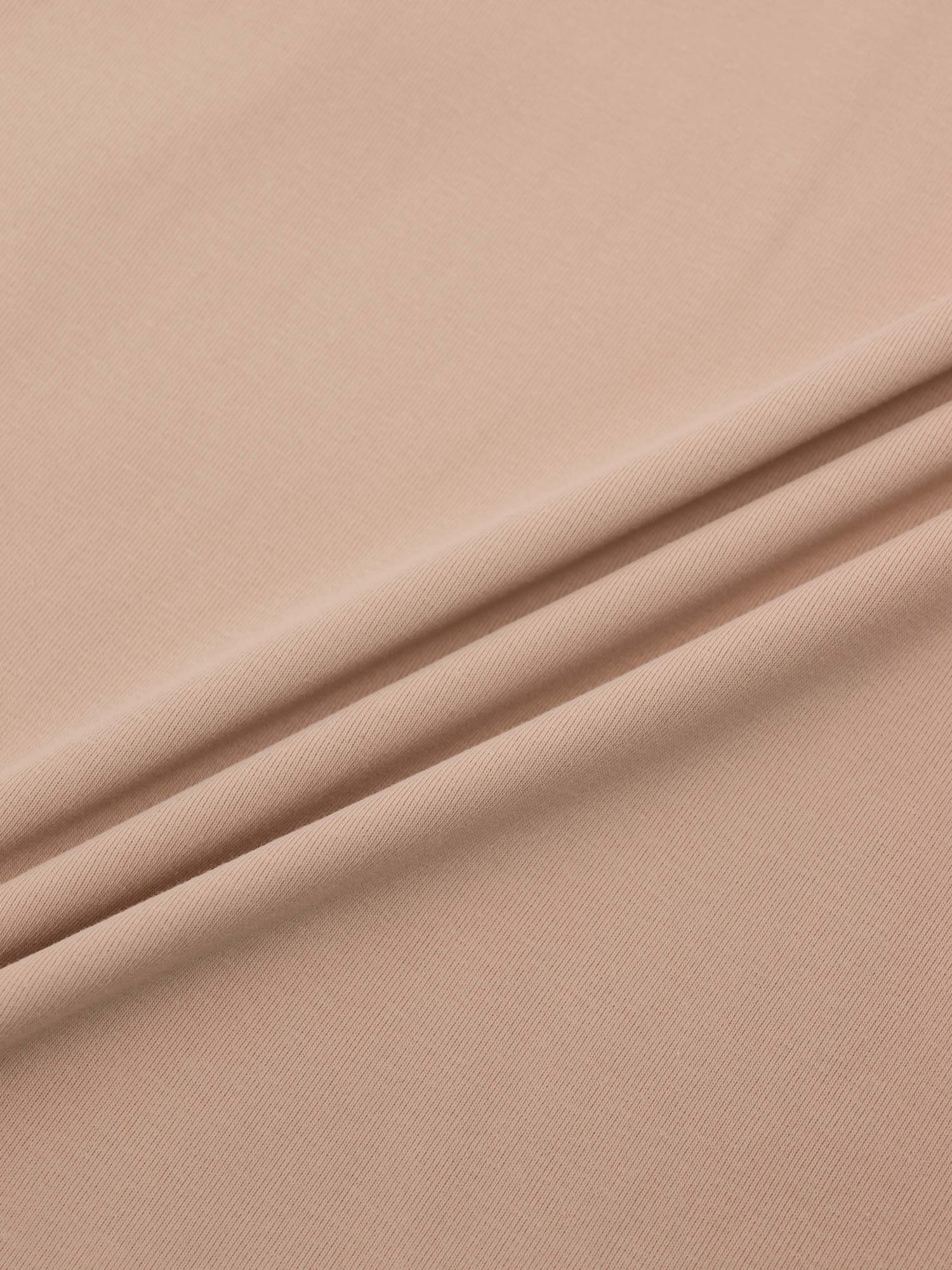 Collared High V T-Shirt-Bone