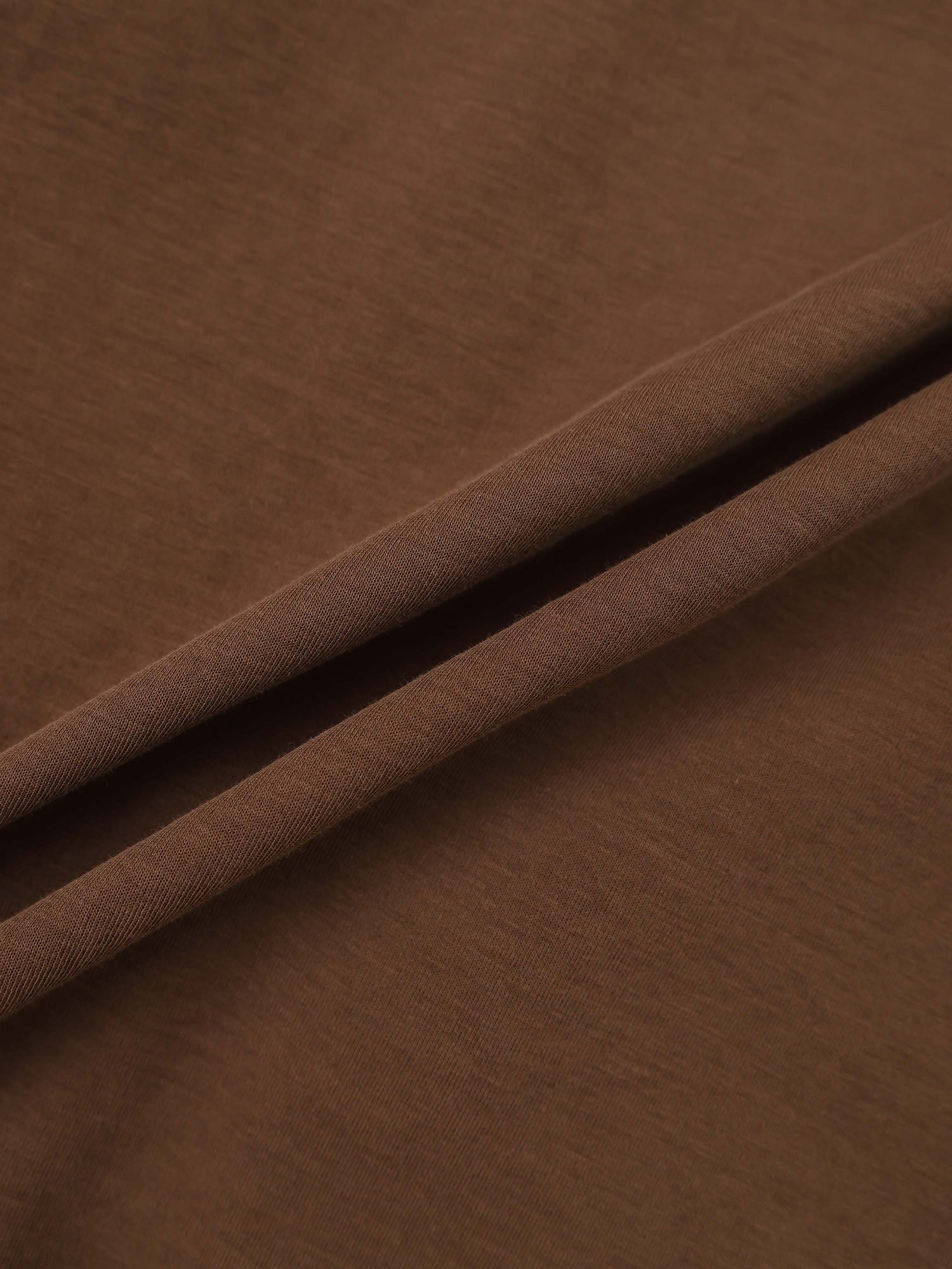 Waist Tie Button Down T-Shirt-Brown