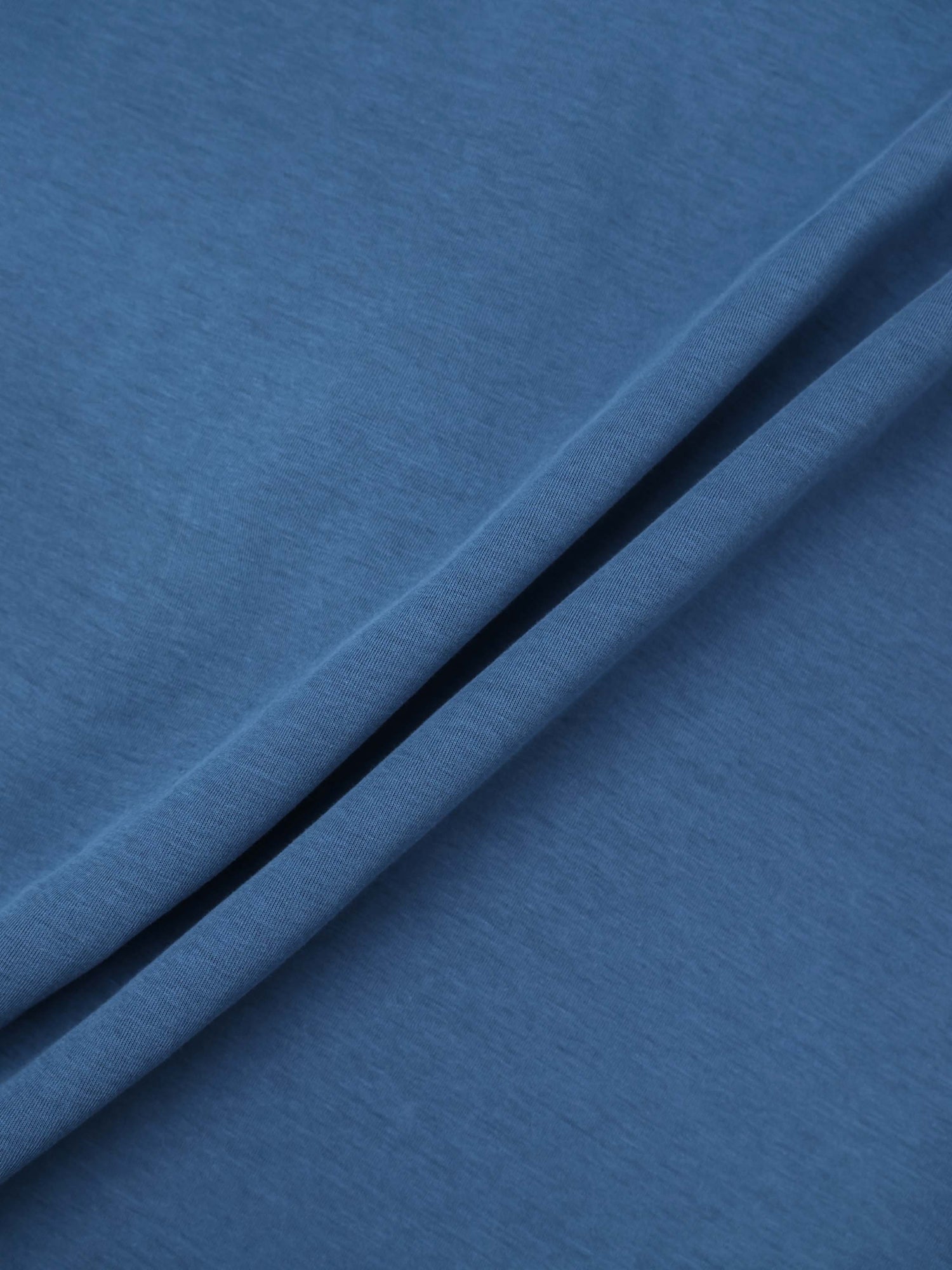Waist Tie Button Down T-Shirt Dress-Blue Dusk