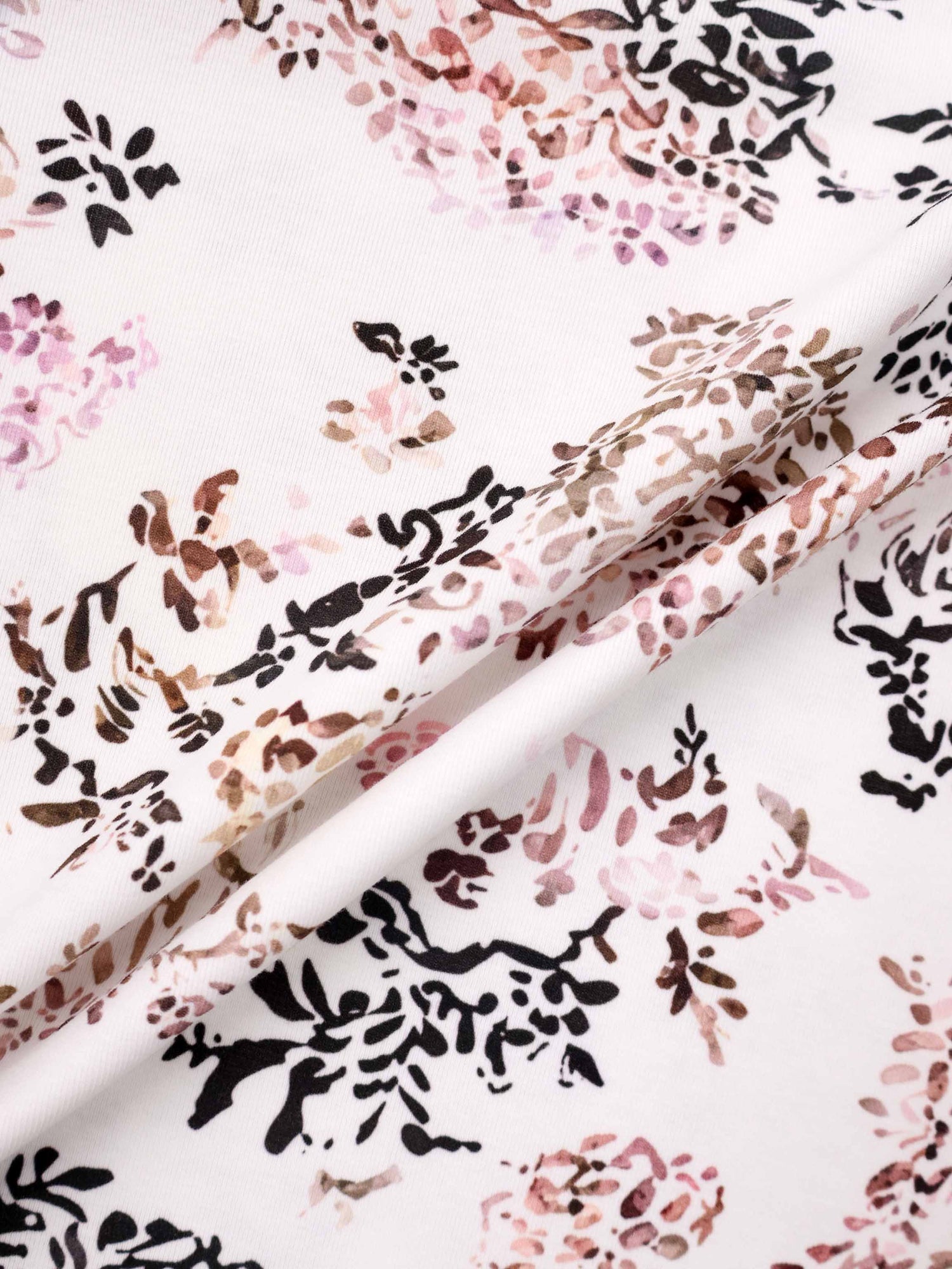 Basic Printed T-shirt-Floral Bunch