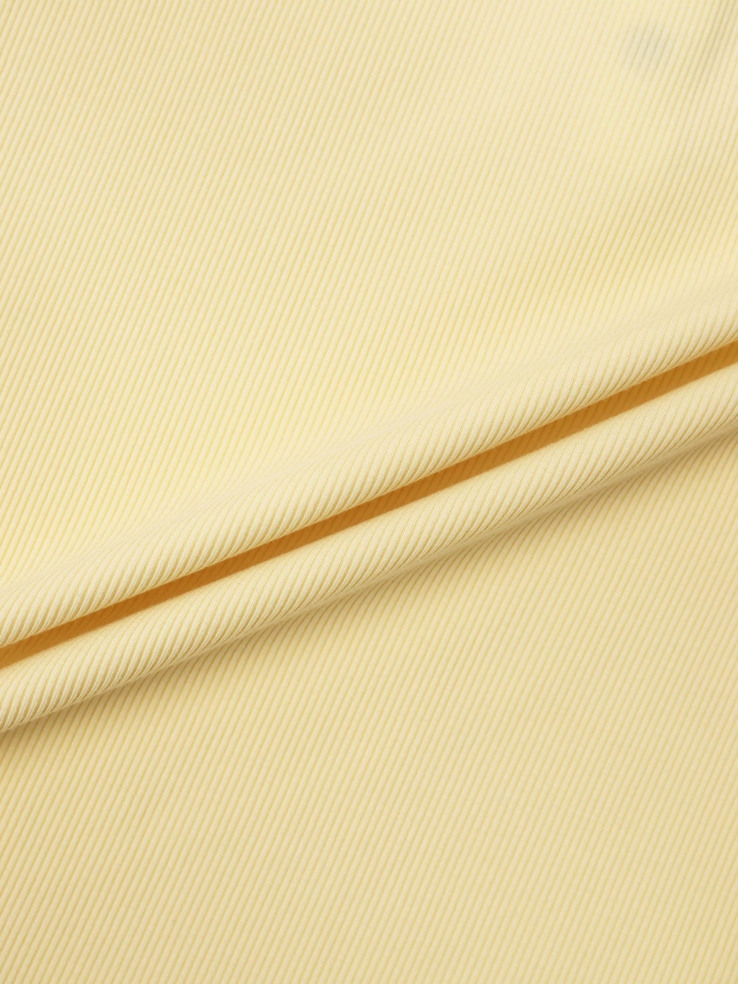 White Collar Polo-Butter Yellow