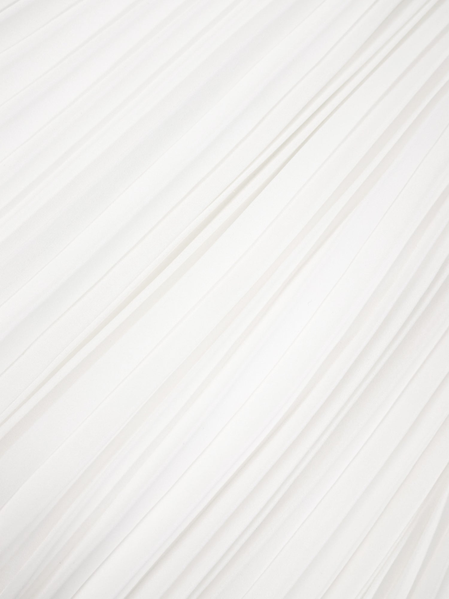 Micro Pleat Dress-White