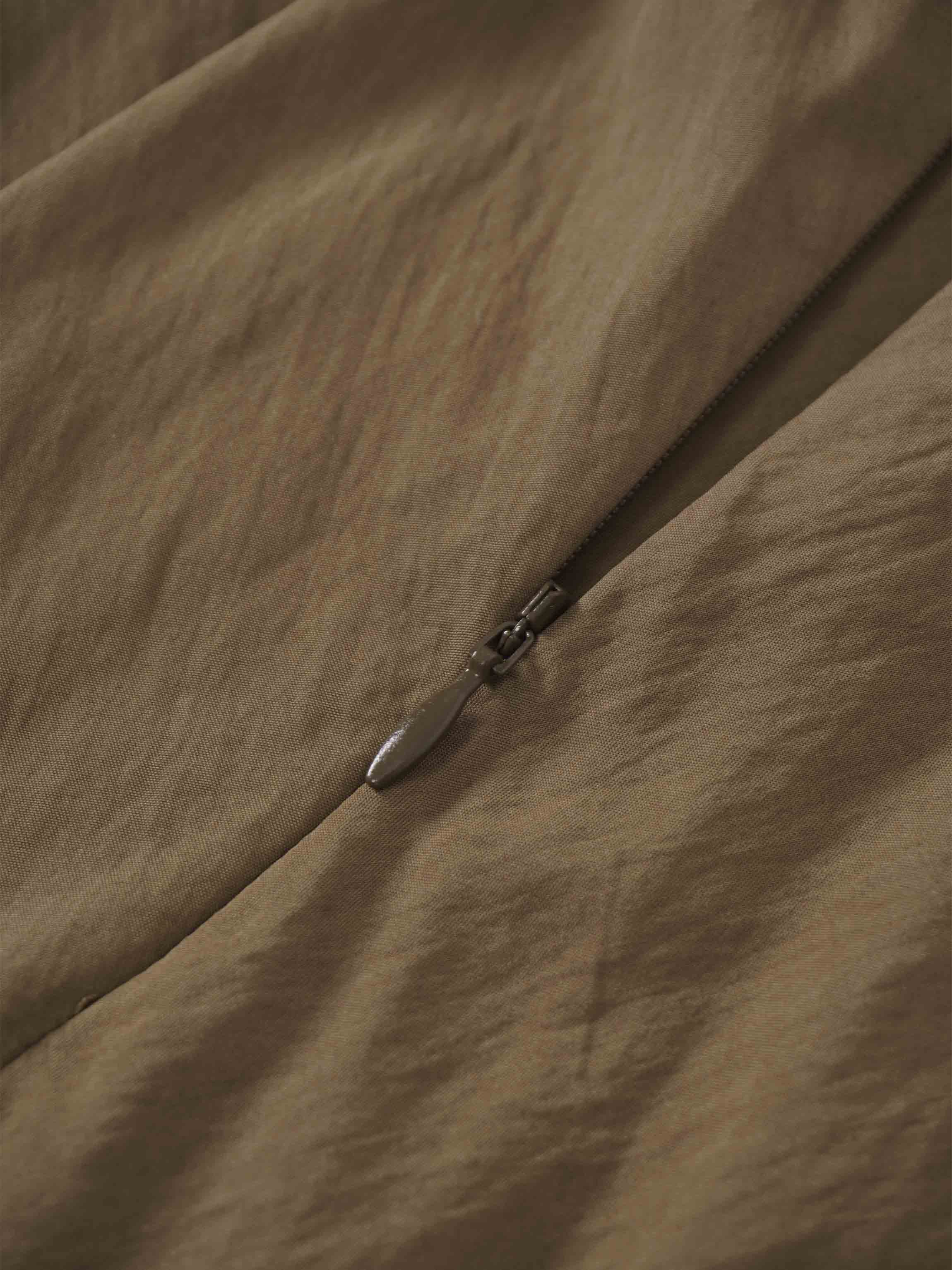 Crinkle  Skirt 37"-Brown