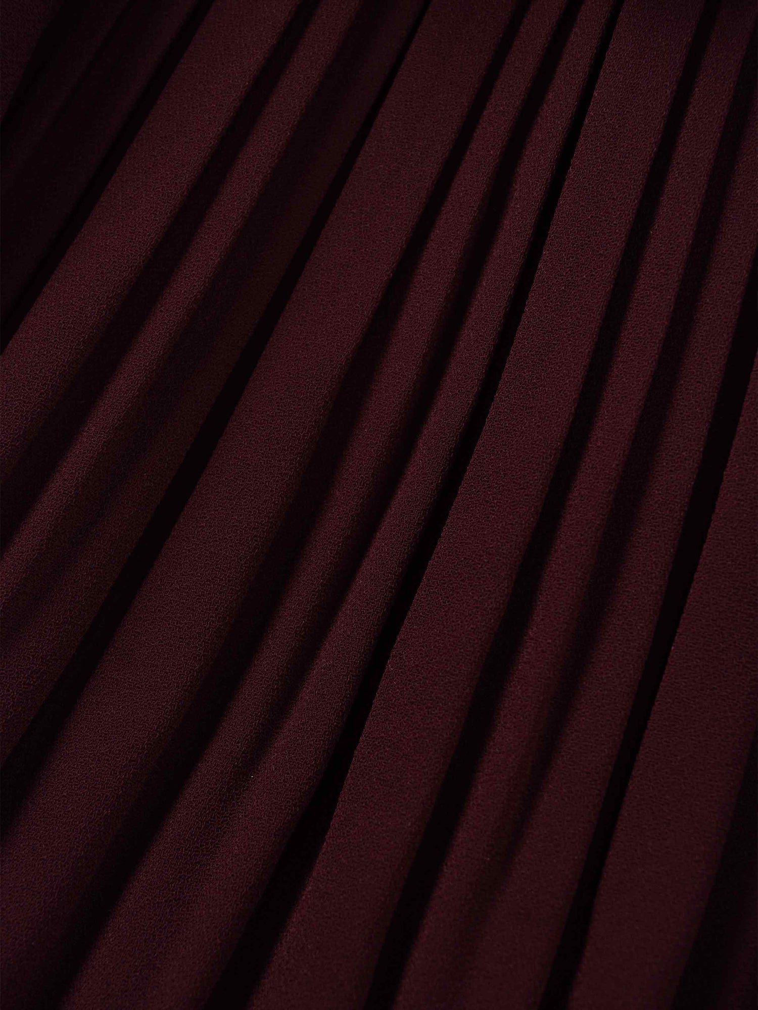 Pleated Layer Skirt 37&quot;-Burgundy