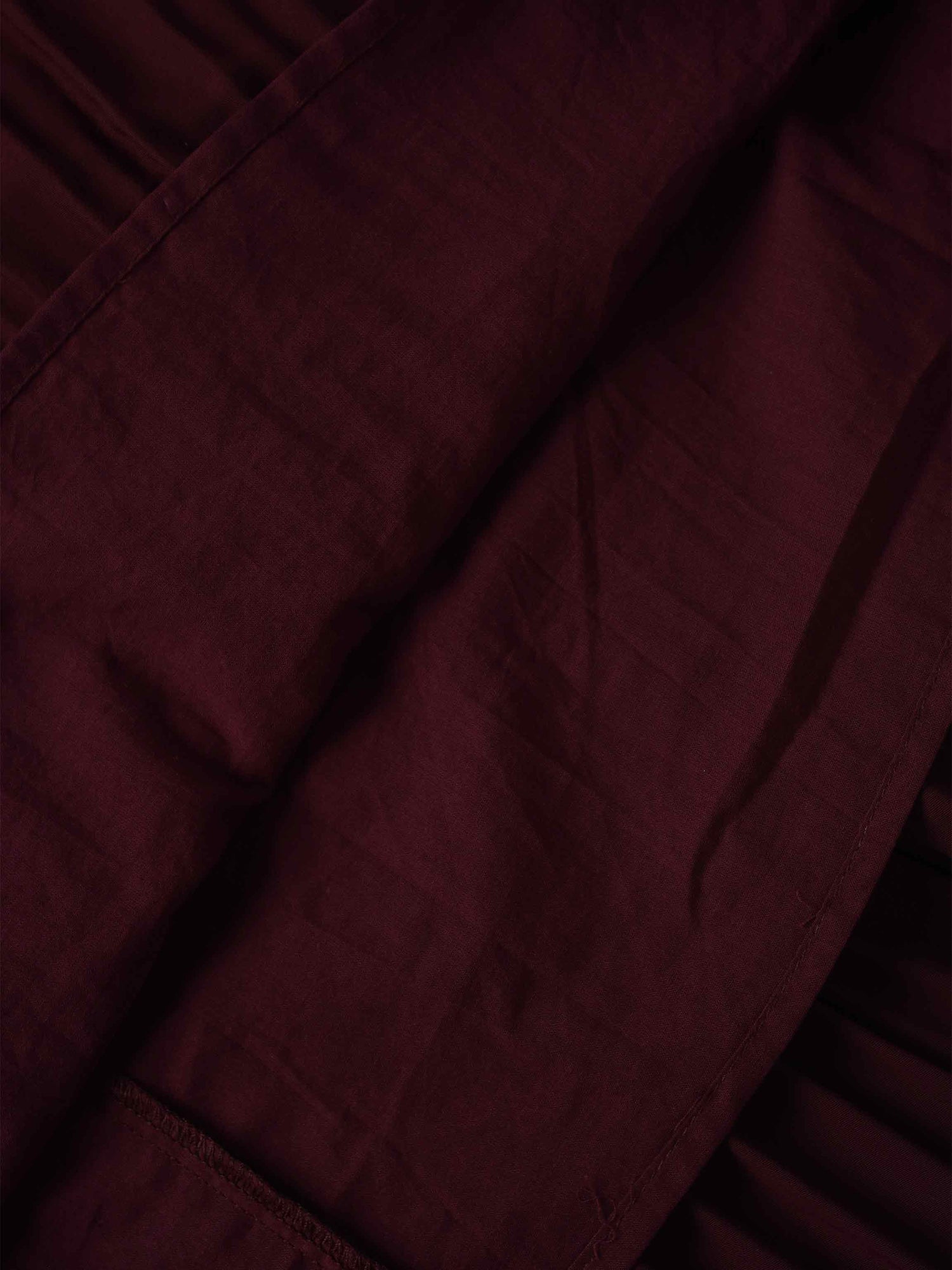 Pleated Layer Skirt 37&quot;-Burgundy