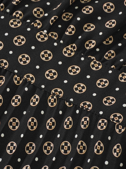 Linda Dress-Geometric