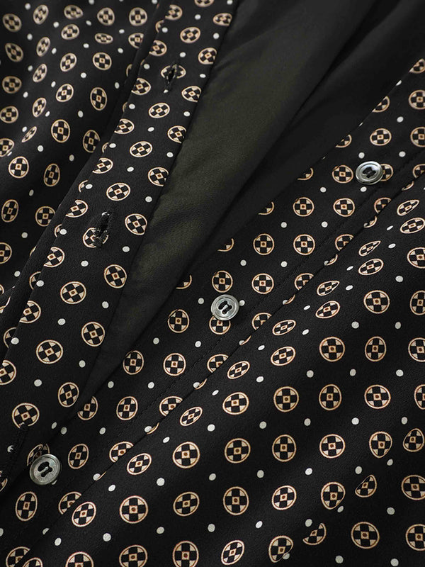 Linda Dress-Geometric
