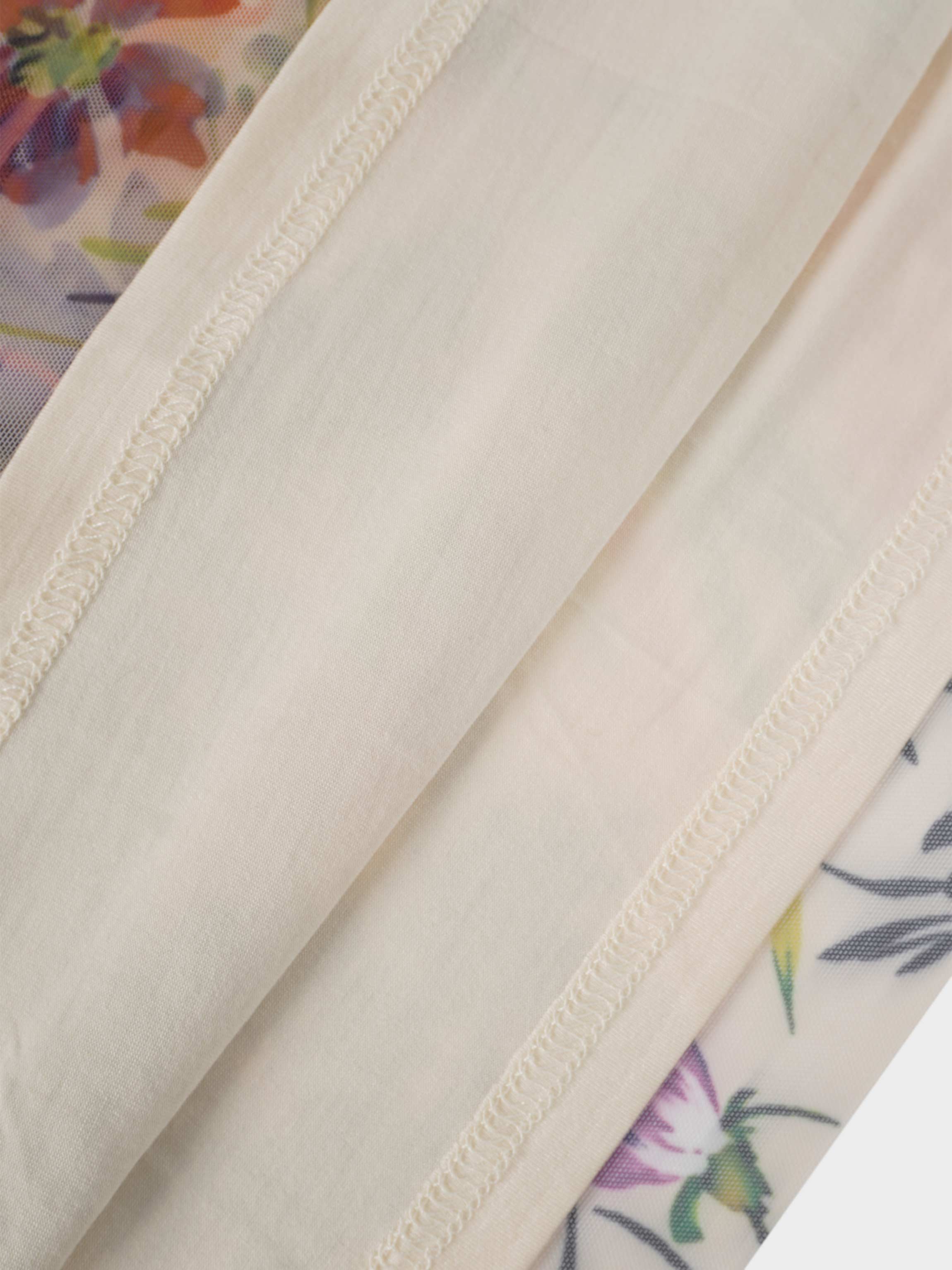 Mesh Tiered Dress-Spring Floral