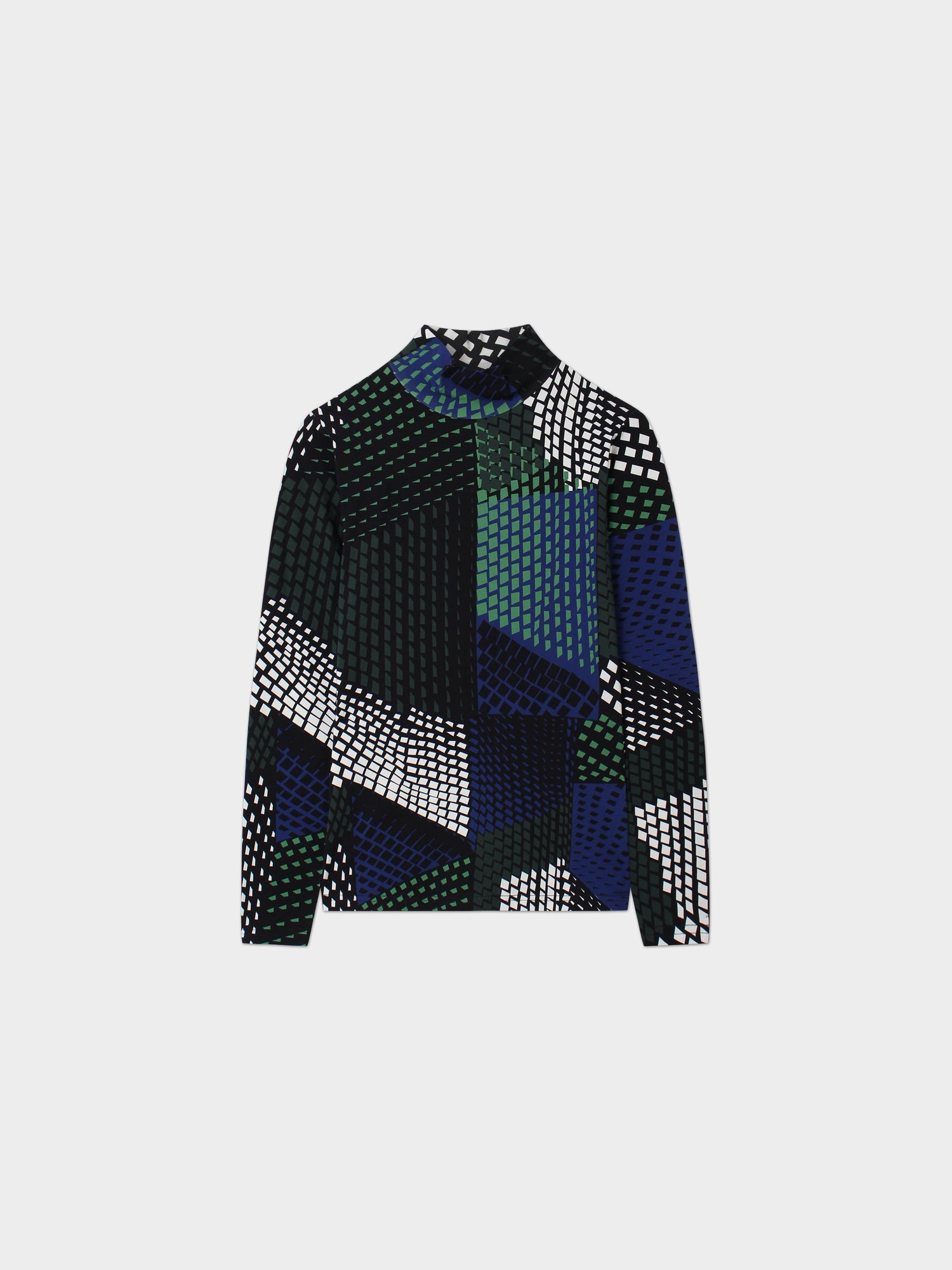 Printed Modal Turtleneck-Flagstop