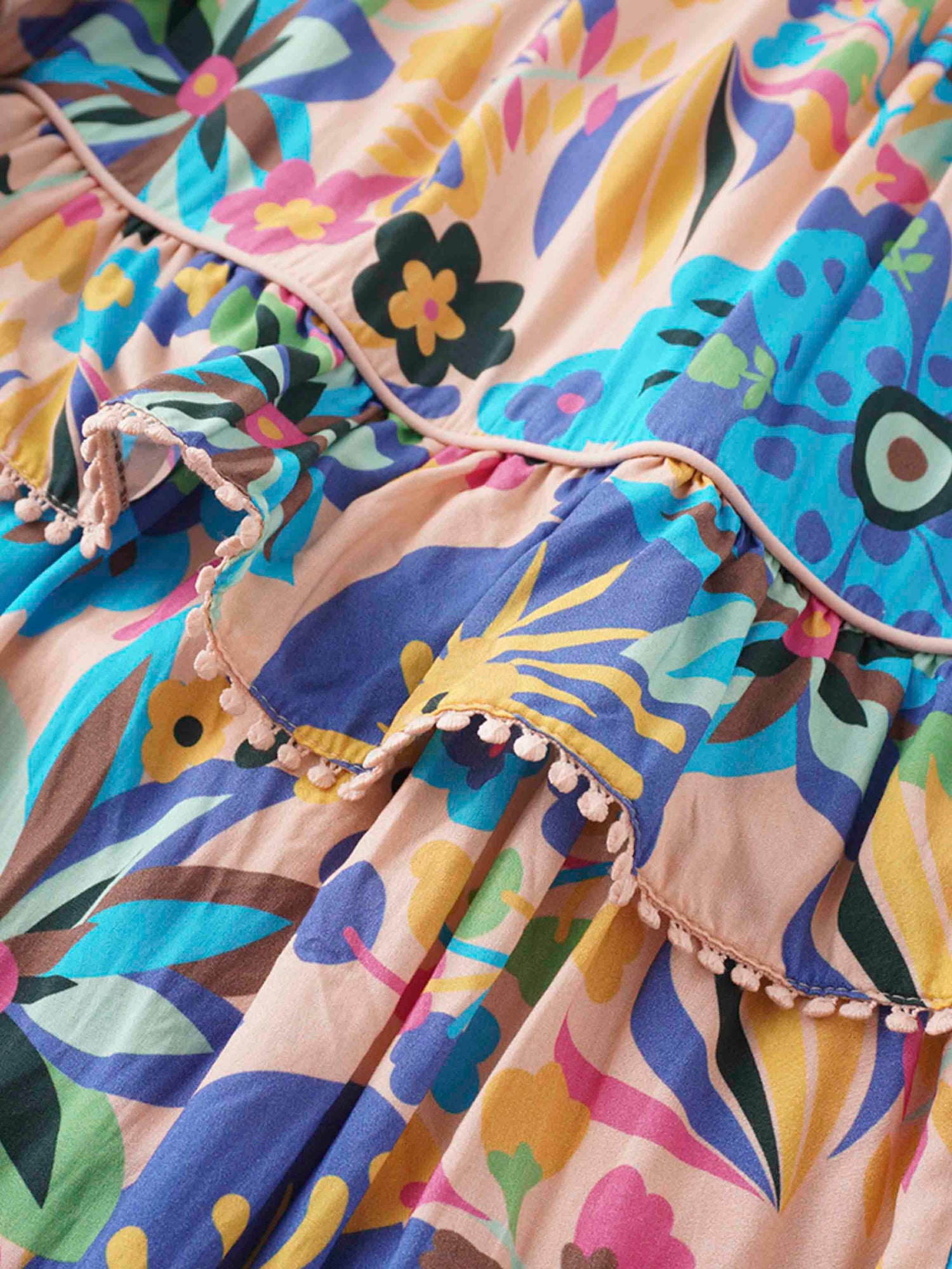 Pintuck Detail Skirt-Peach Craze