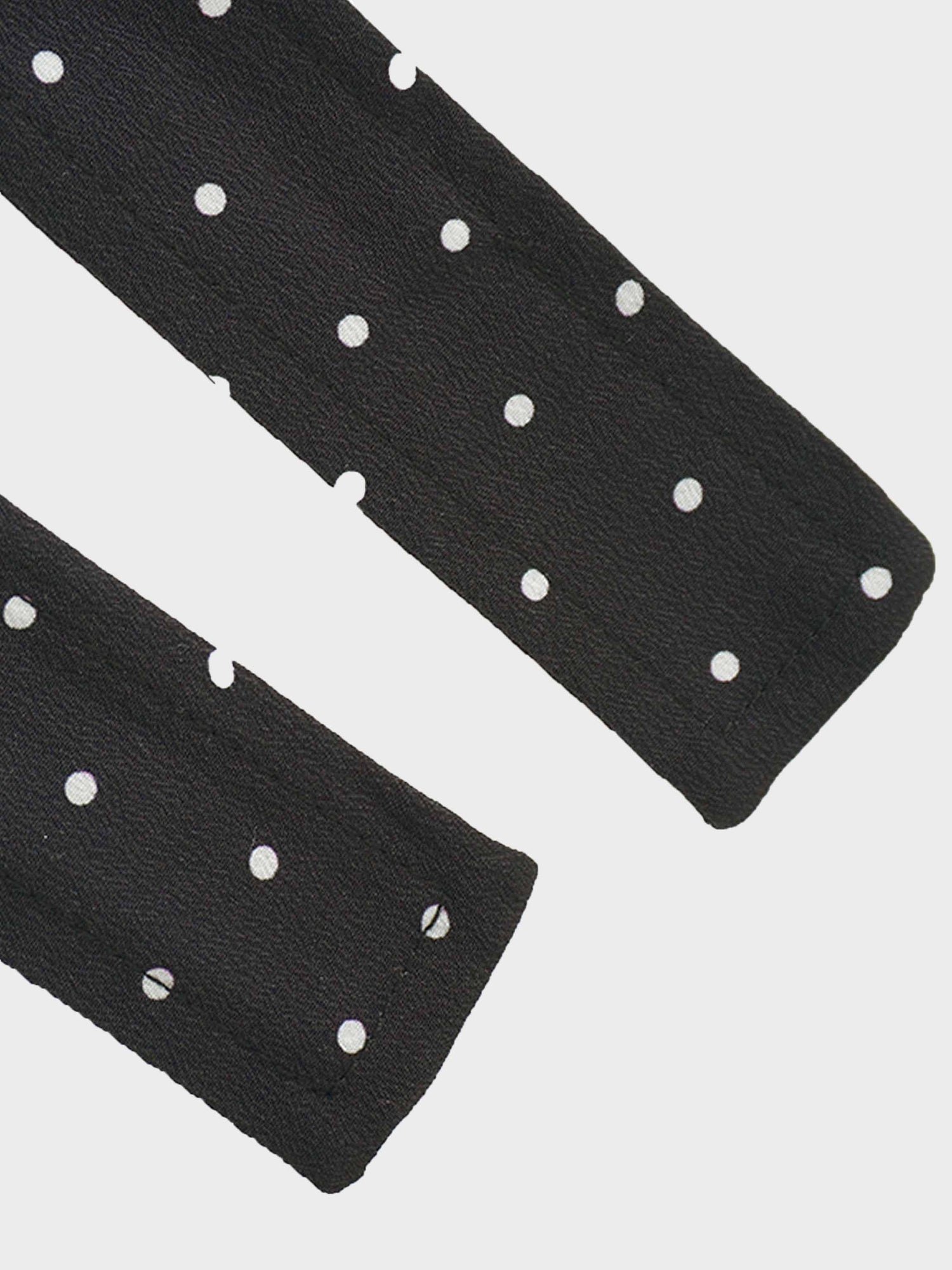 Linda Dress-Black and White Polka Dot