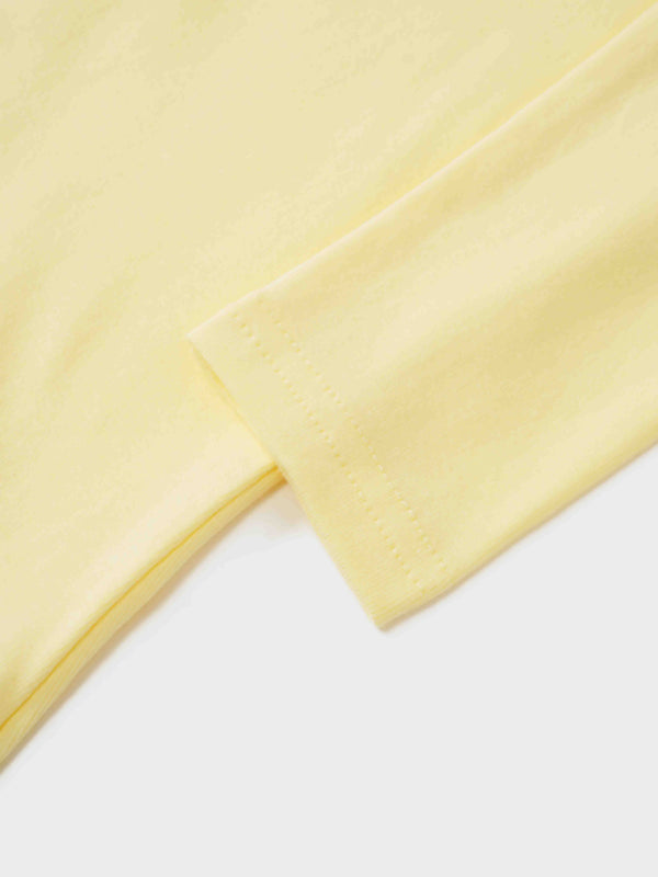 CLASSIC TEE LONG SLEEVE-PALE YELLOW