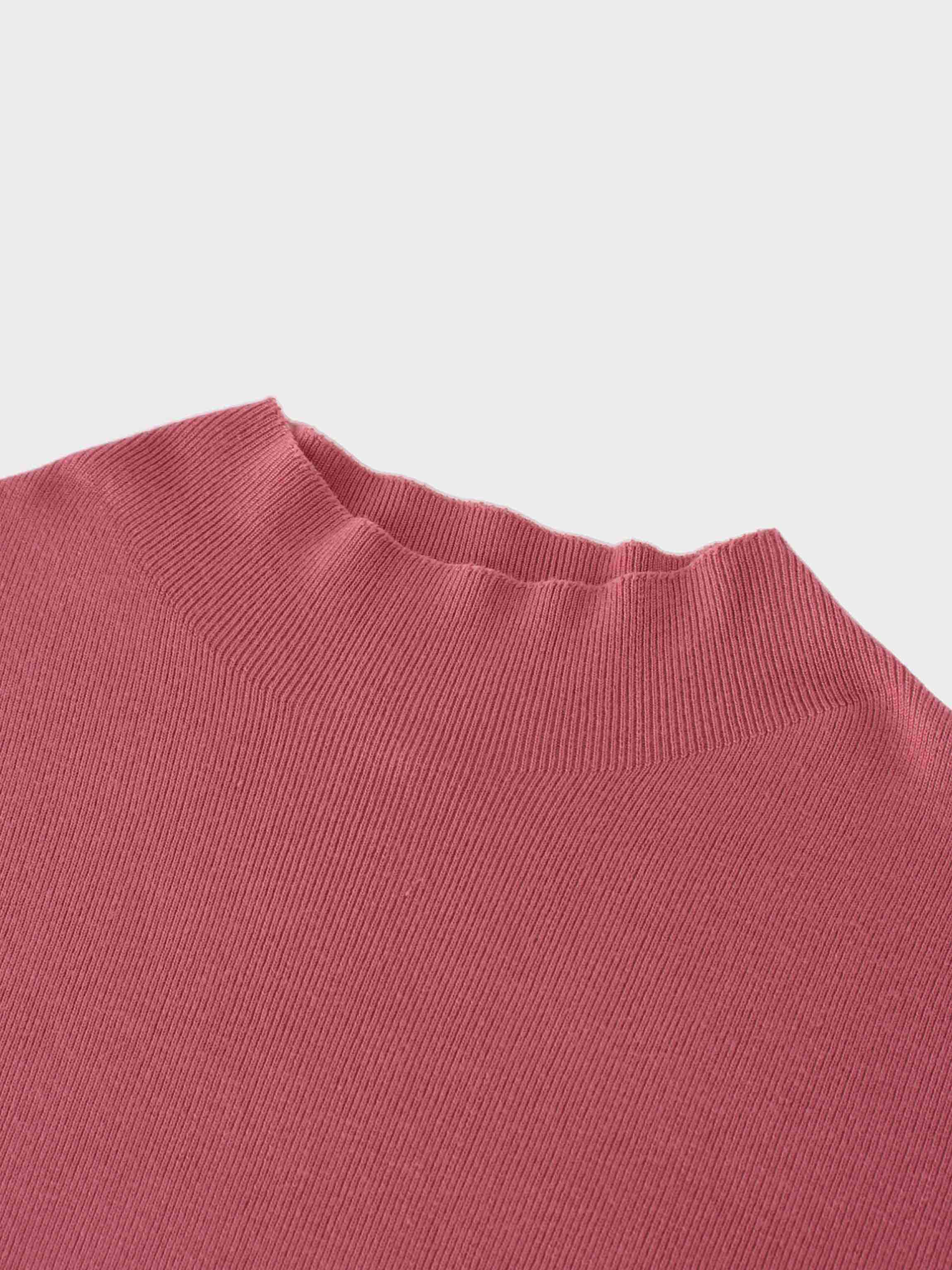 Oversized Soft Knit Sweater-Rose