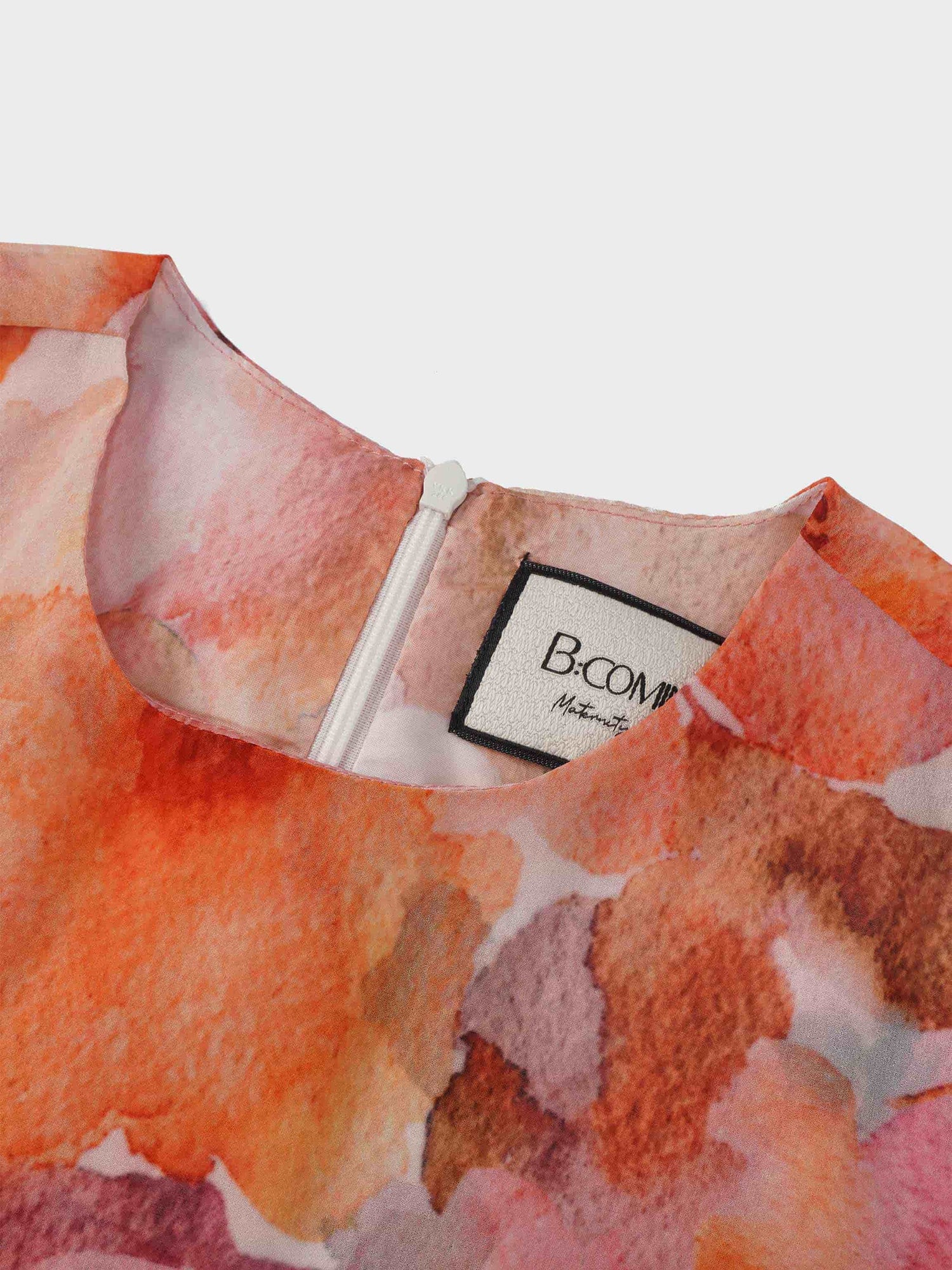 Asymmetrical Hem Dress-Spring Flowers