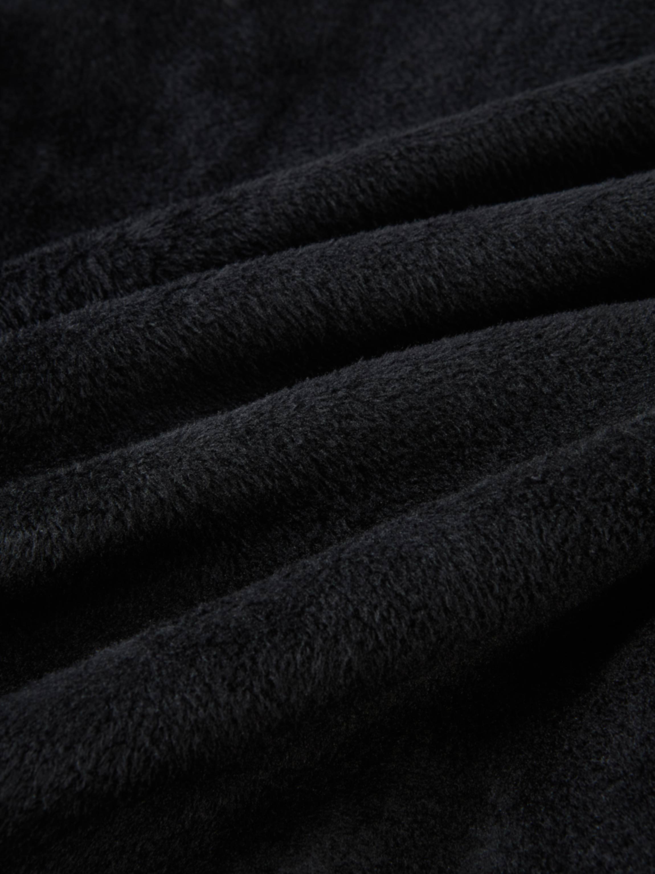 Cupro Bottom Sweatshirt Dress-Black