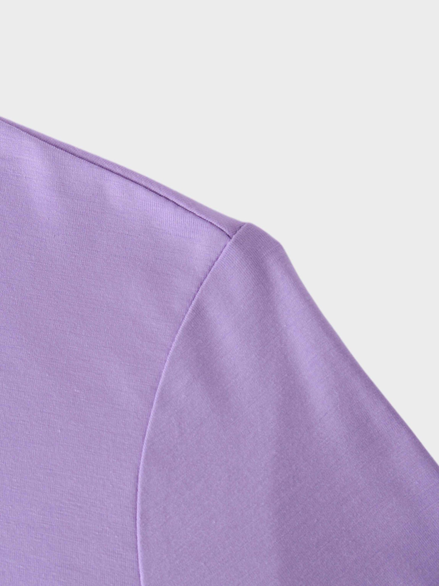 Camiseta Wrap Tie-Lavanda