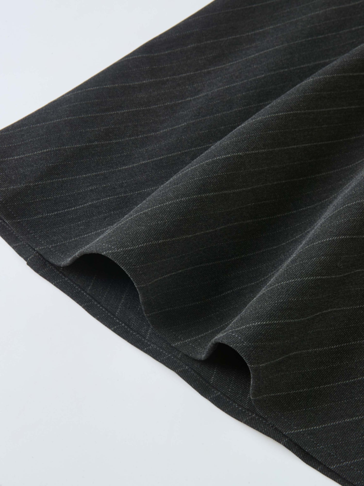 Curved Seam Full Skirt - Pinstripe