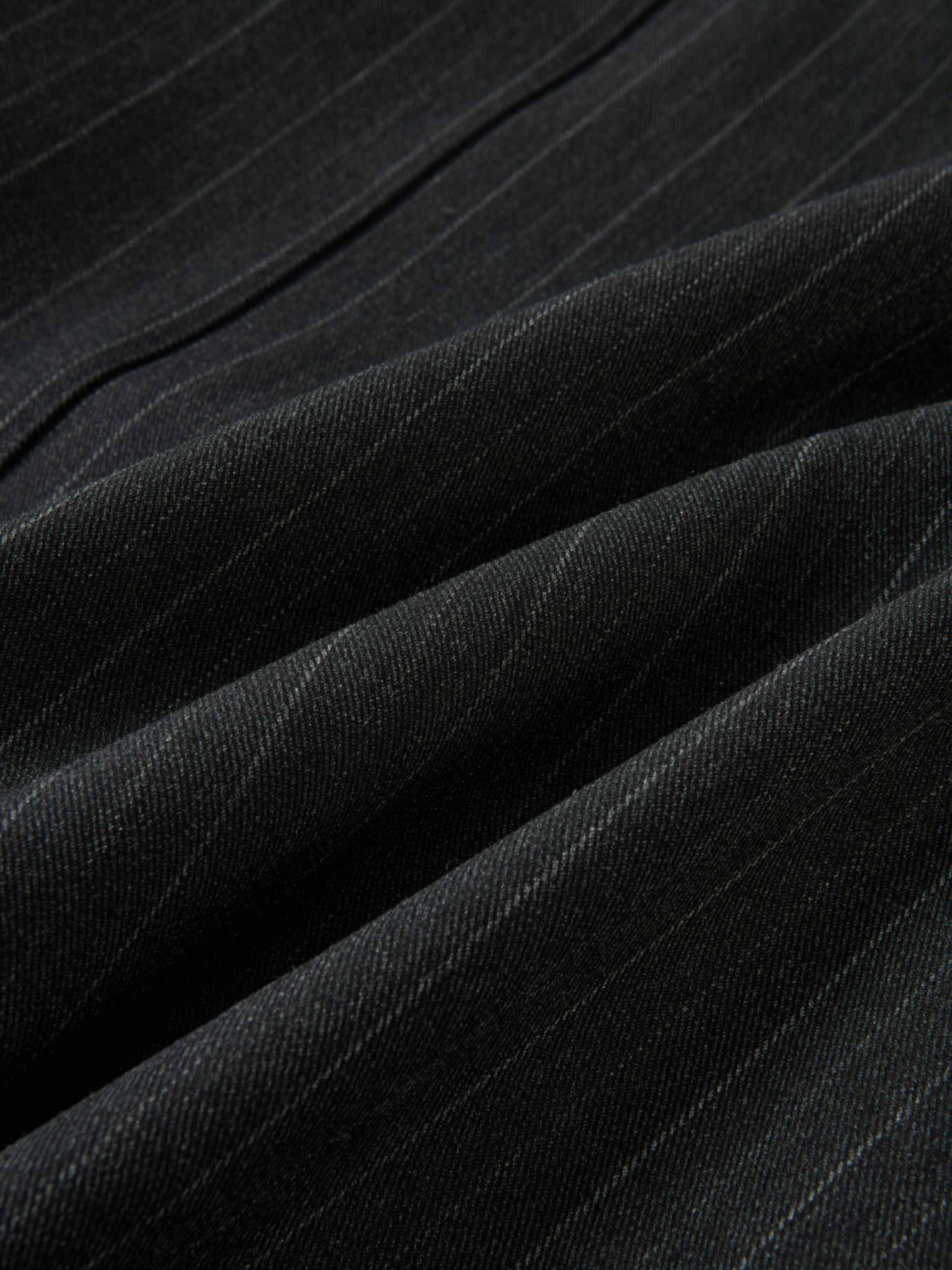 Curved Seam Full Skirt - Pinstripe