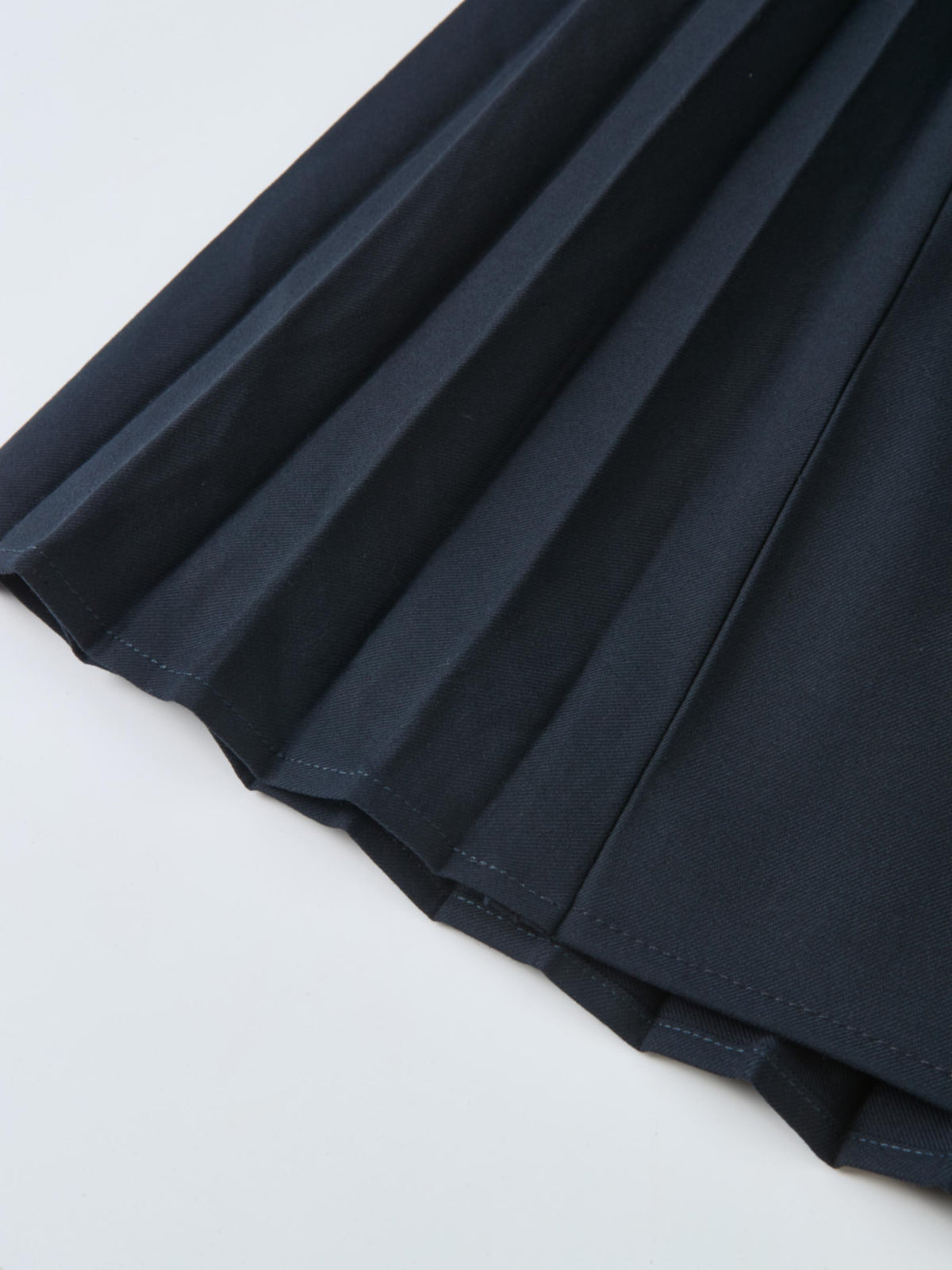 Pleat Back Skirt - Navy