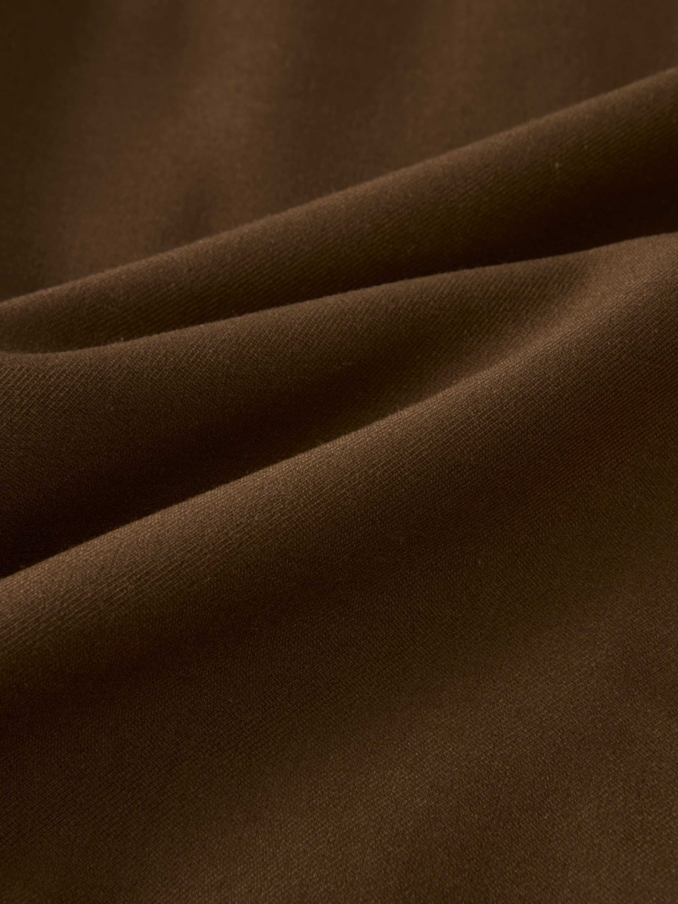 Pleat Back Skirt - Brown