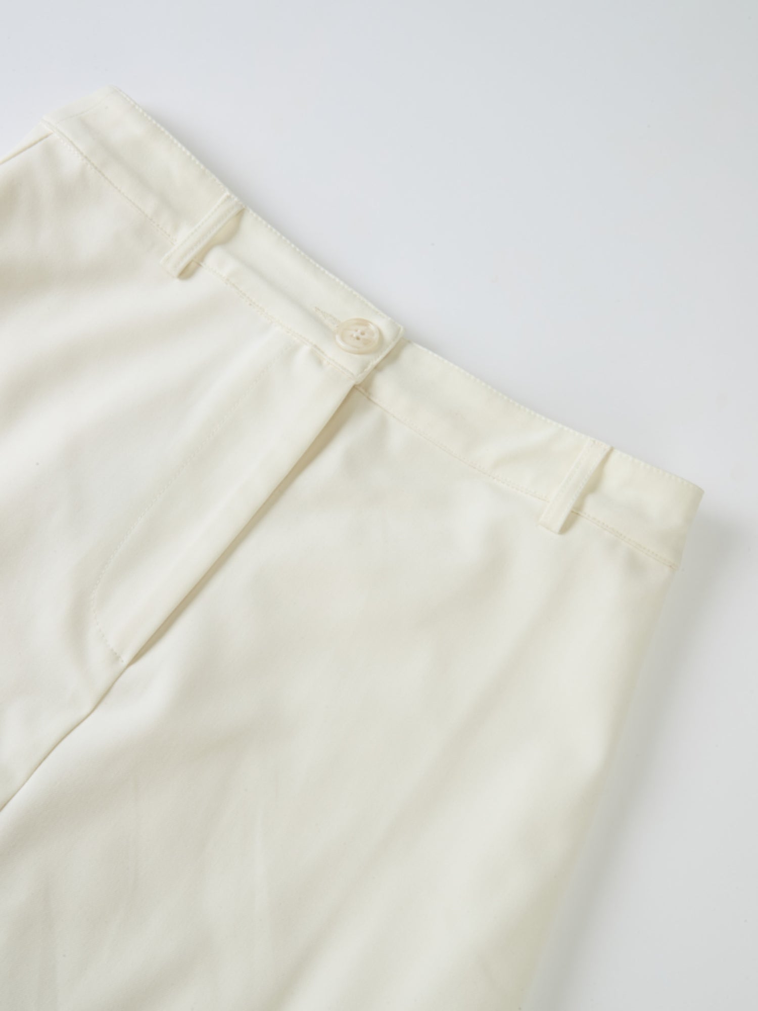 Pleat Back Skirt - Winter White