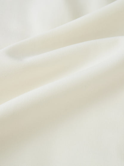 Pleat Back Skirt - Winter White