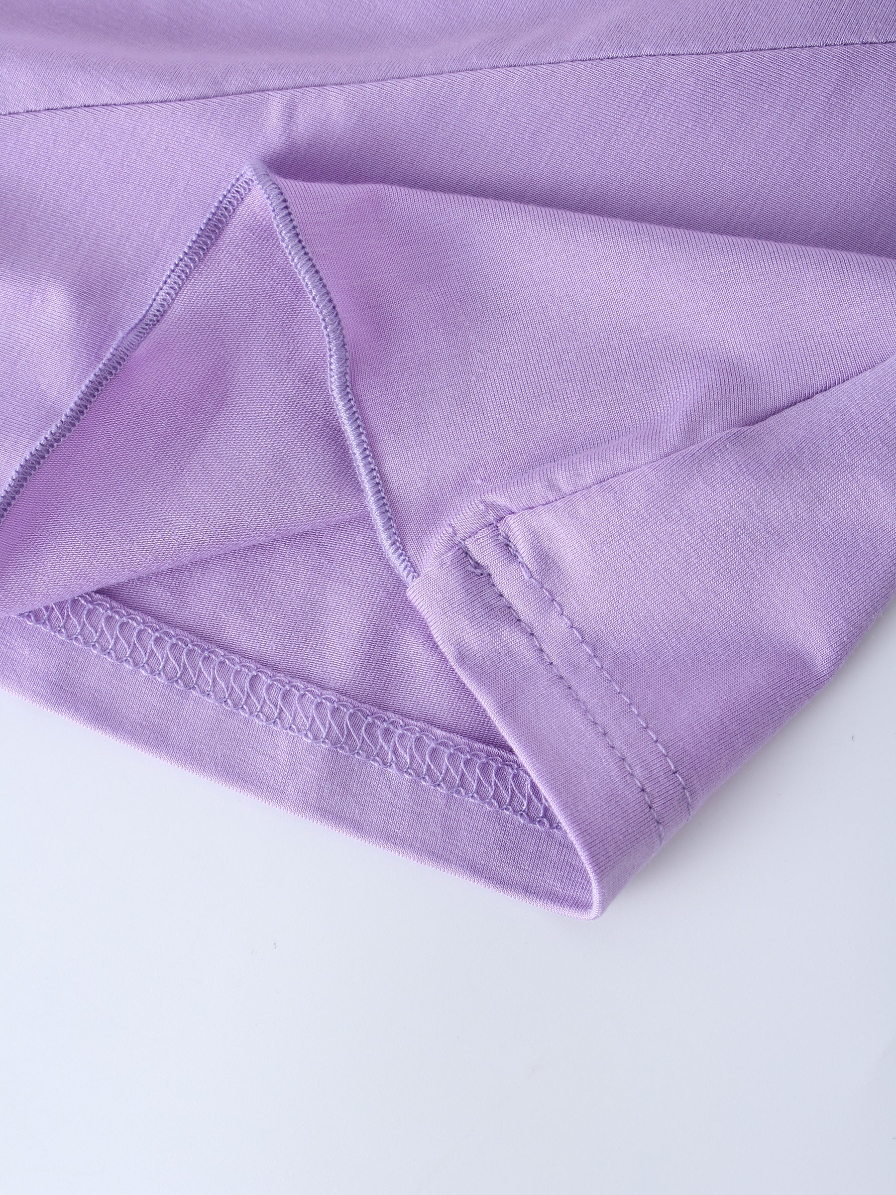 Camiseta Wrap Tie-Lavanda