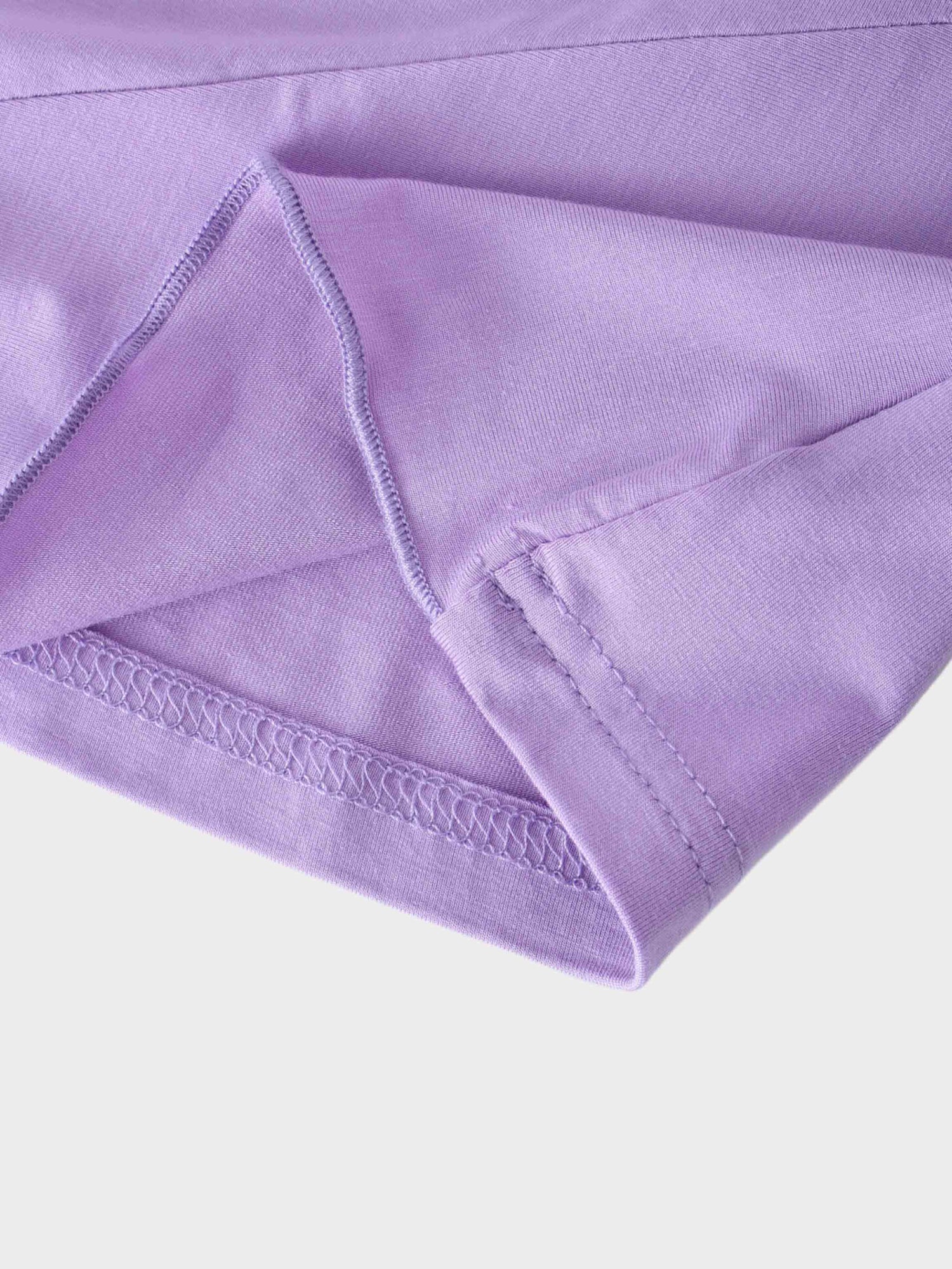 Camiseta Wrap Tie-Lavanda