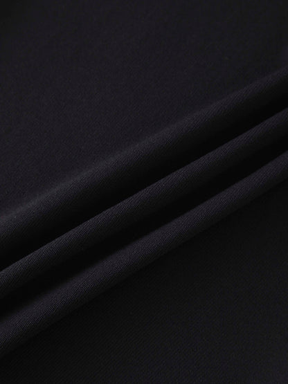 High Cuff Sweater-Black