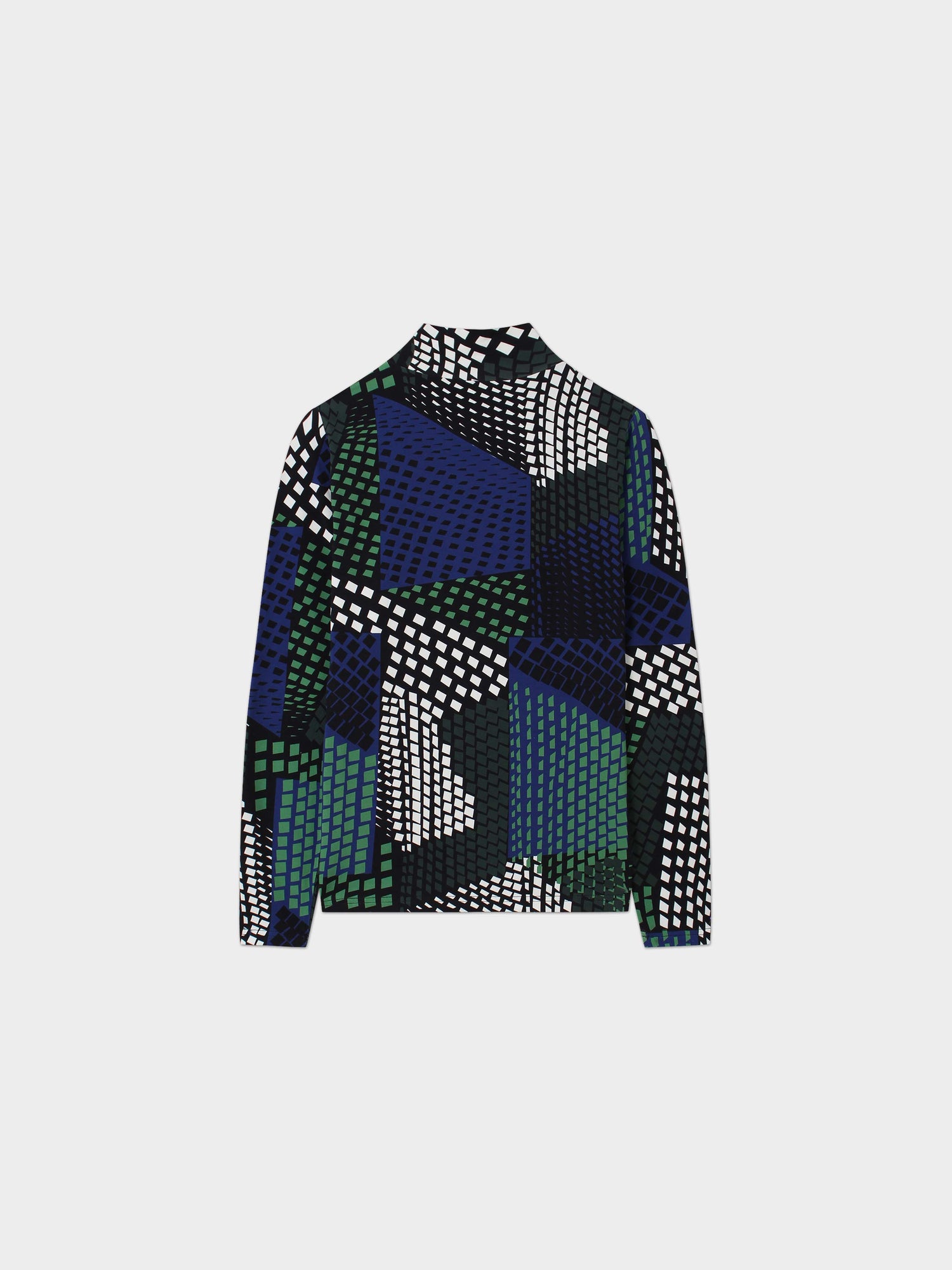 Printed Modal Turtleneck-Flagstop